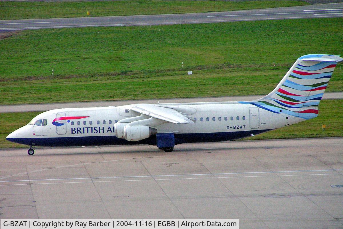 G-BZAT, 1997 British Aerospace Avro 146-RJ100 C/N E3320, BAe 146-RJ100 [E3320] (British Airways/CitiExpress) Birmingham Int'l~G 16/11/2004