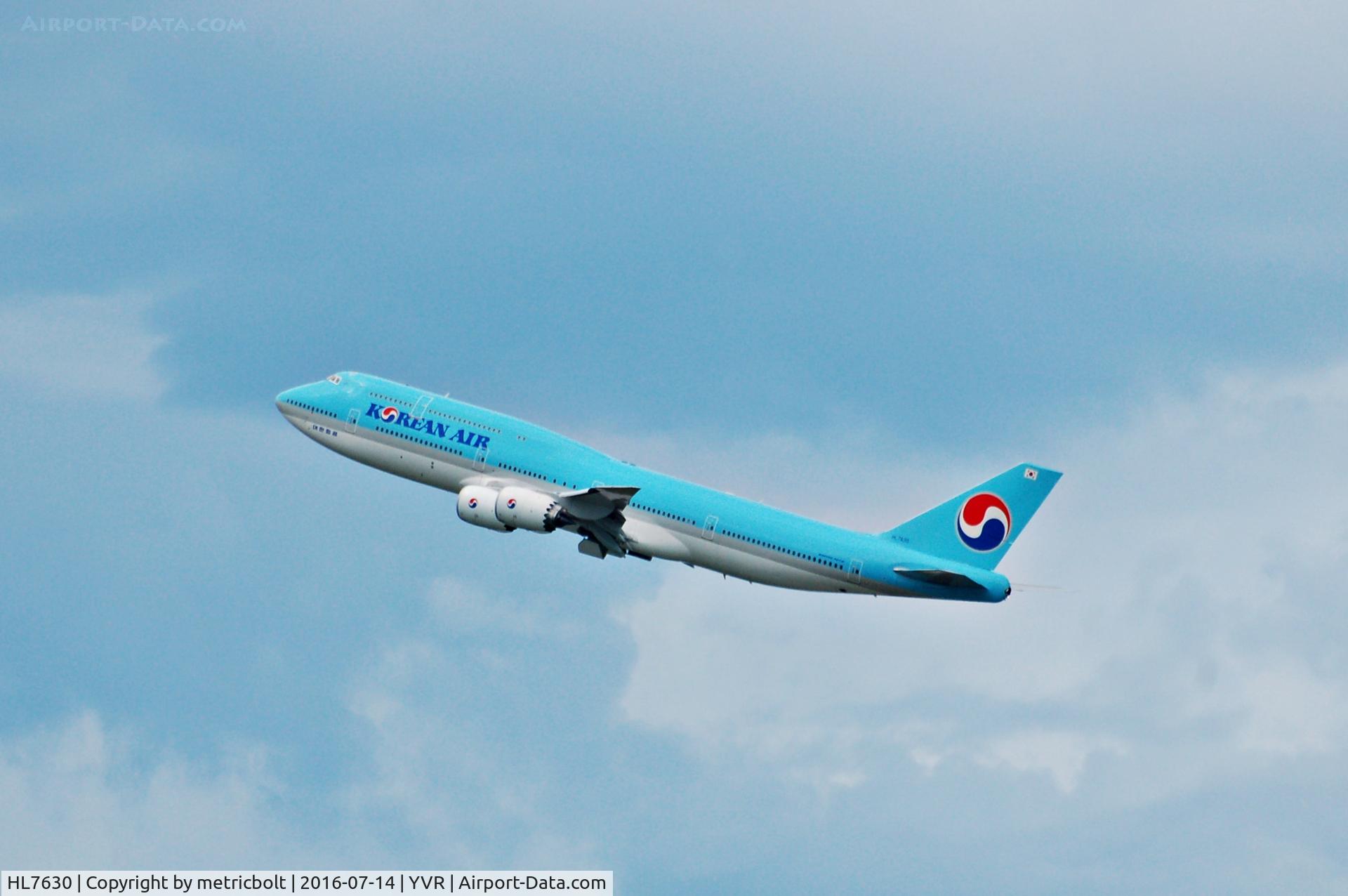 HL7630, 2015 Boeing 747-8B5 C/N 40905, On its way back to South Korea
