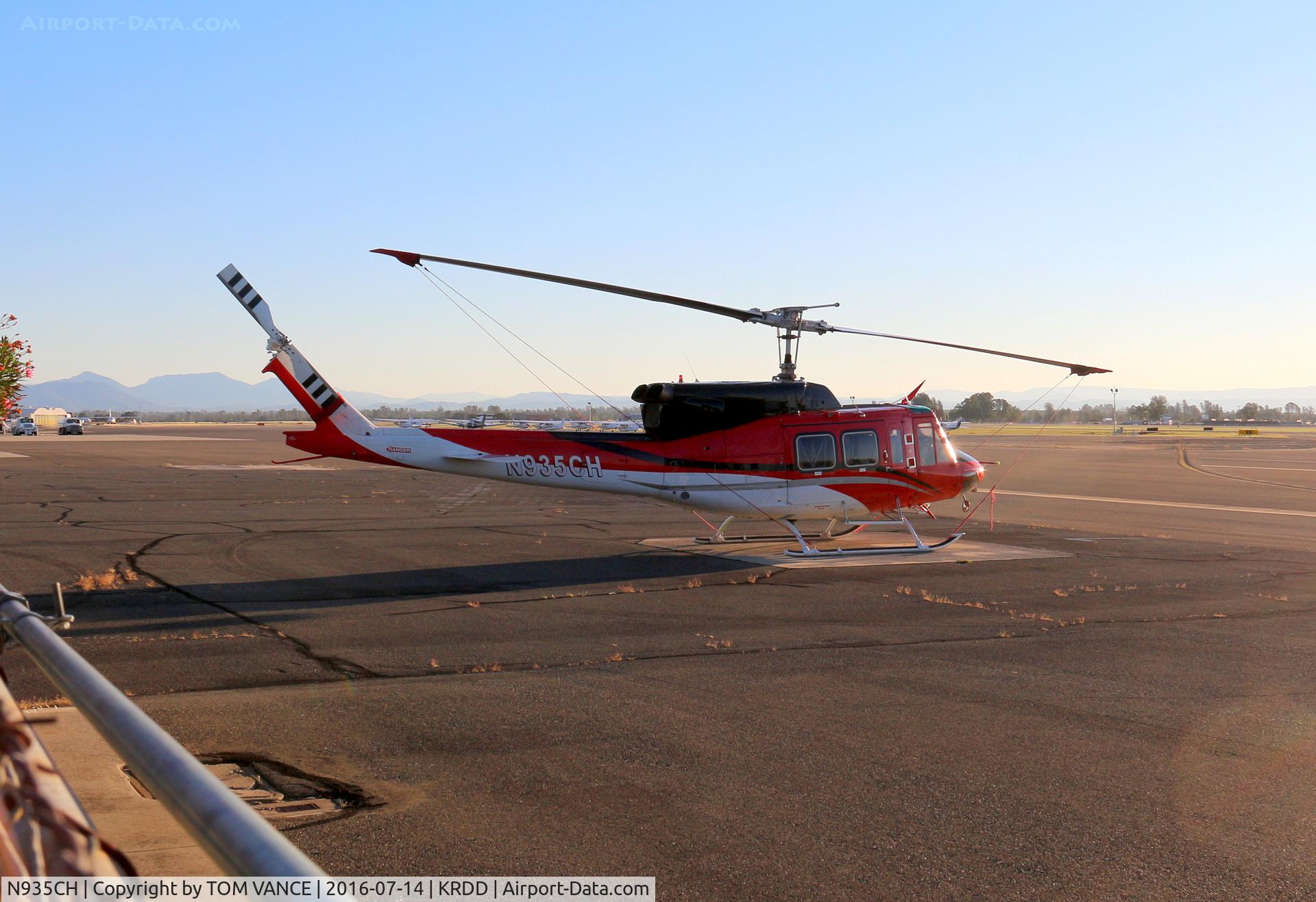N935CH, 1979 Bell 212 C/N 30973, At Redding Municipal Airport