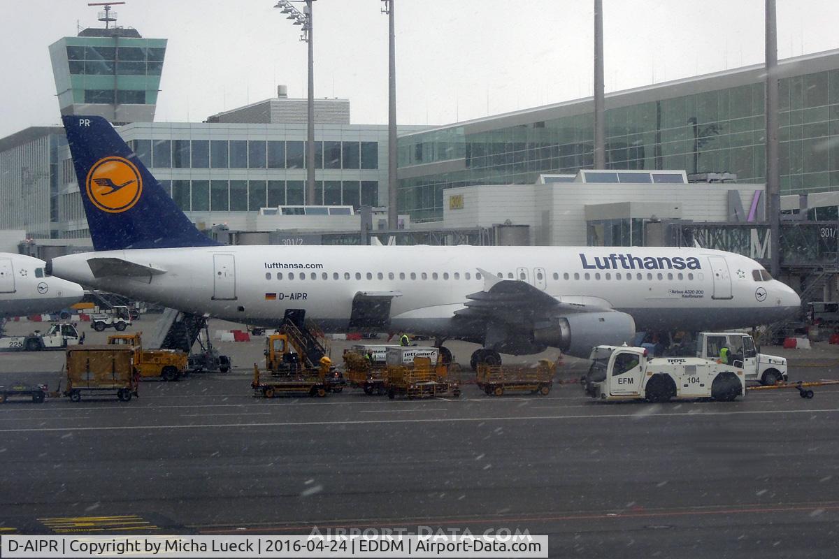 D-AIPR, 1990 Airbus A320-211 C/N 111, Snow in late spring