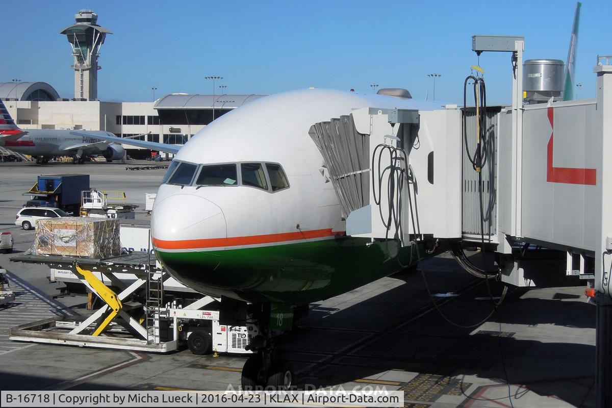 B-16718, 2014 Boeing 777-35E/ER C/N 43289, At LAX