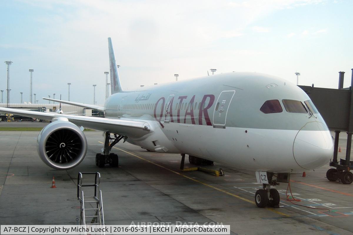 A7-BCZ, 2015 Boeing 787-8 Dreamliner Dreamliner C/N 38344, At Kastrup