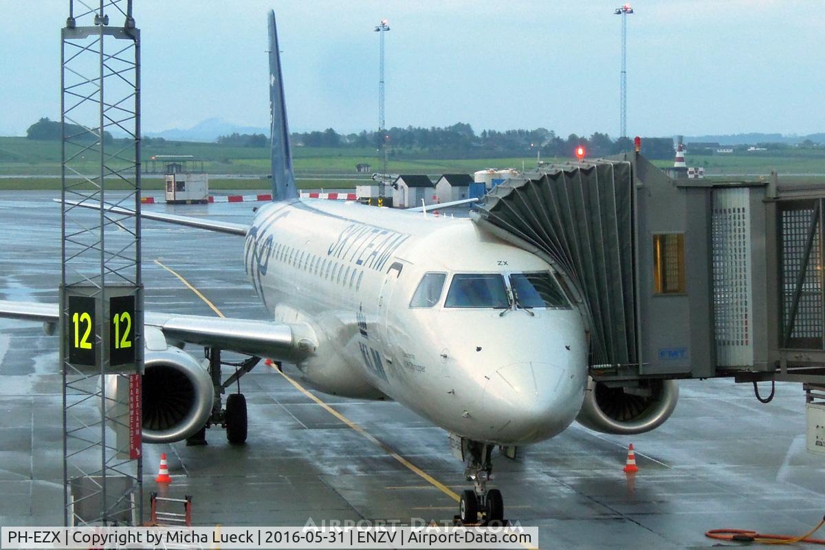 PH-EZX, 2012 Embraer 190LR (ERJ-190-100LR) C/N 19000545, At Sola