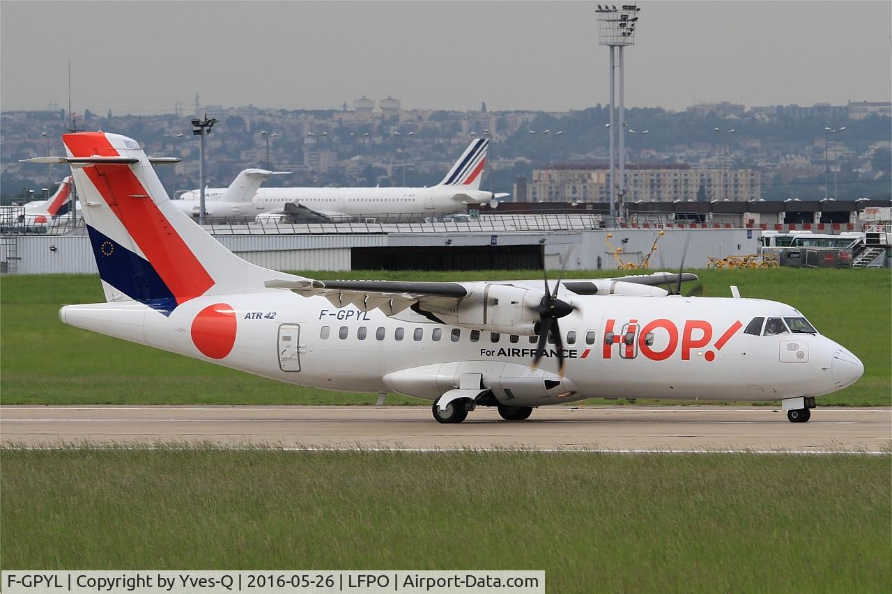 F-GPYL, 1997 ATR 42-500 C/N 542, ATR 42-500, Take off run rwy 08, Paris-Orly Airport (LFPO-ORY)