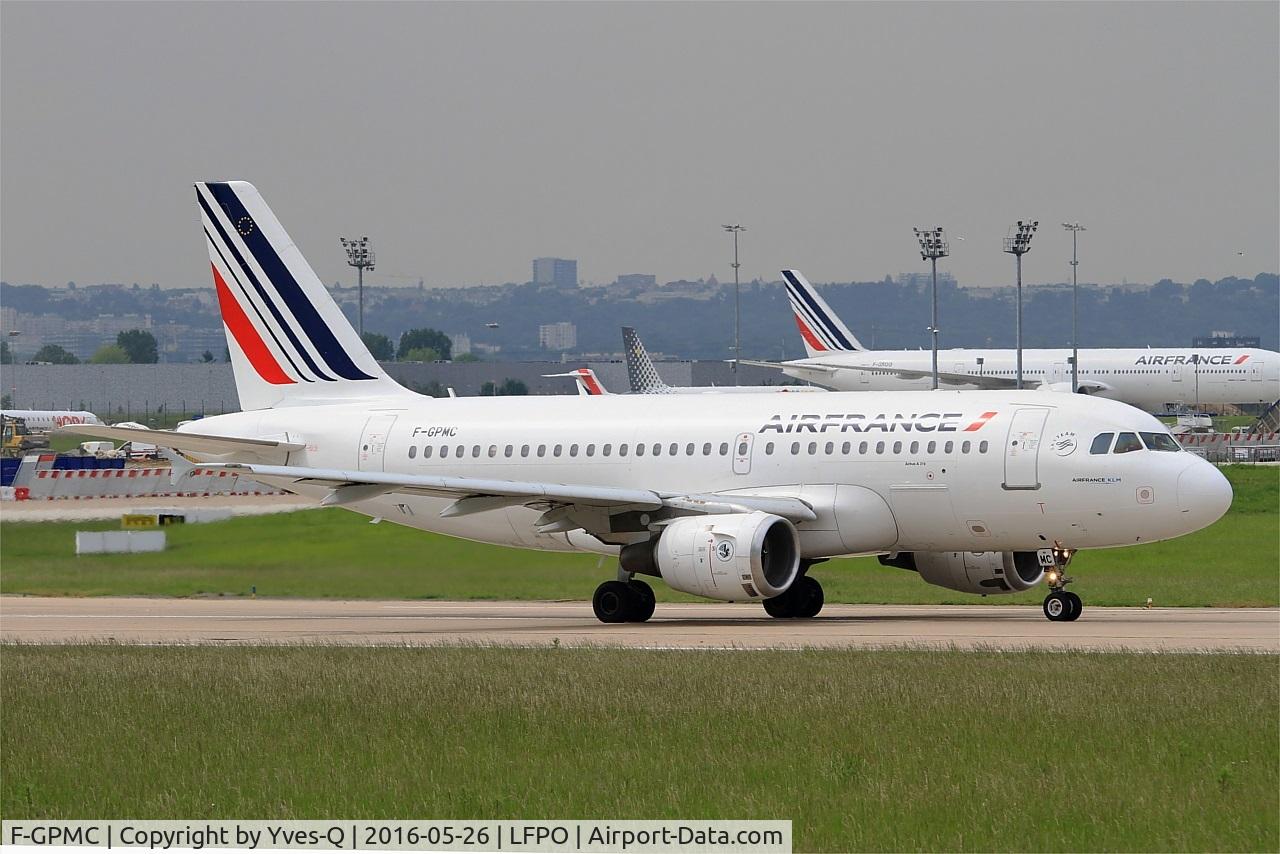 F-GPMC, 1996 Airbus A319-113 C/N 608, Airbus A319-113, Take off rwy 24, Paris-Orly airport (LFPO-ORY)