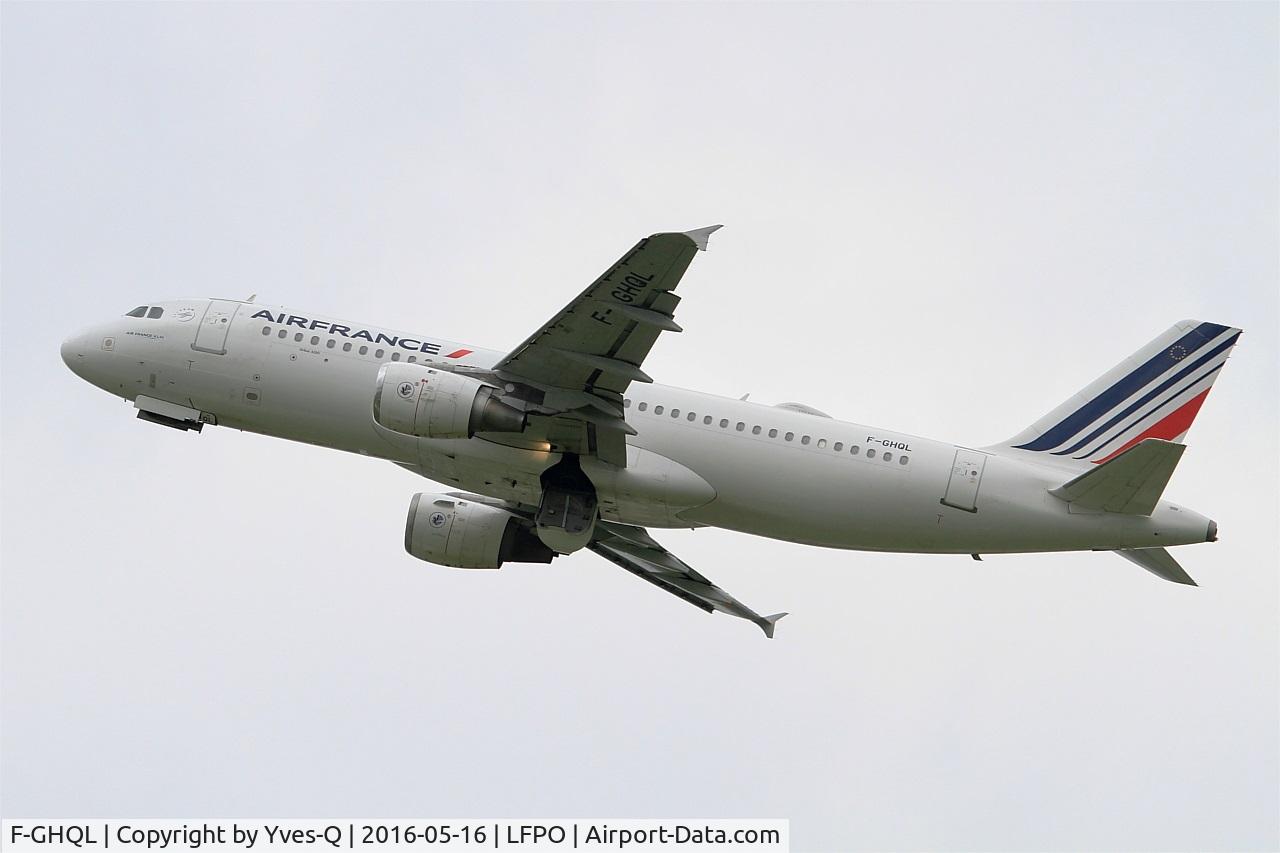F-GHQL, 1991 Airbus A320-211 C/N 0239, Airbus A320-211, Take off rwy 24, Paris-Orly airport (LFPO-ORY)