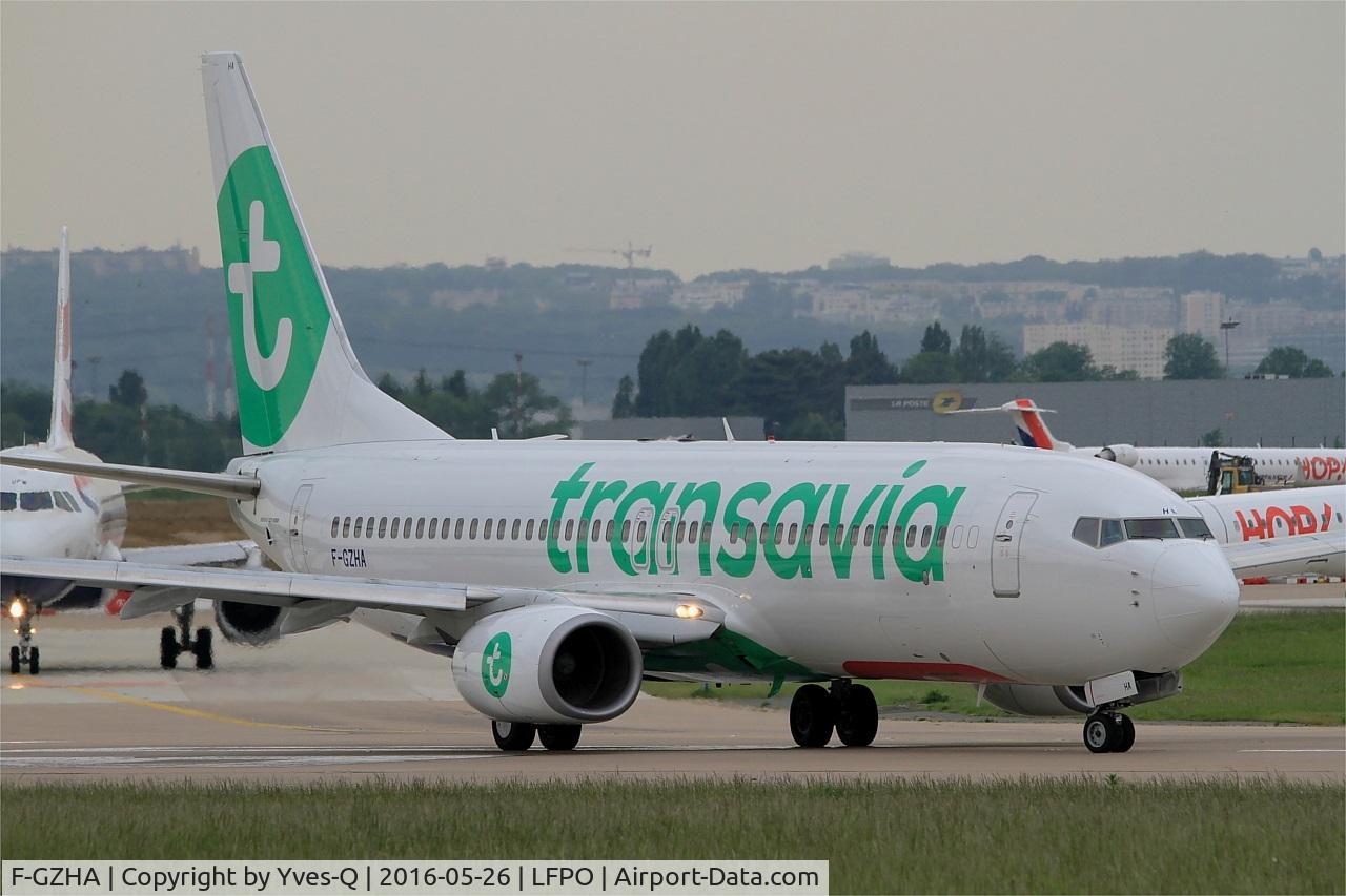 F-GZHA, 2007 Boeing 737-8GJ C/N 34901, Boeing 737-8GJ, Ready to take off rwy 08, Paris-Orly airport (LFPO-ORY)