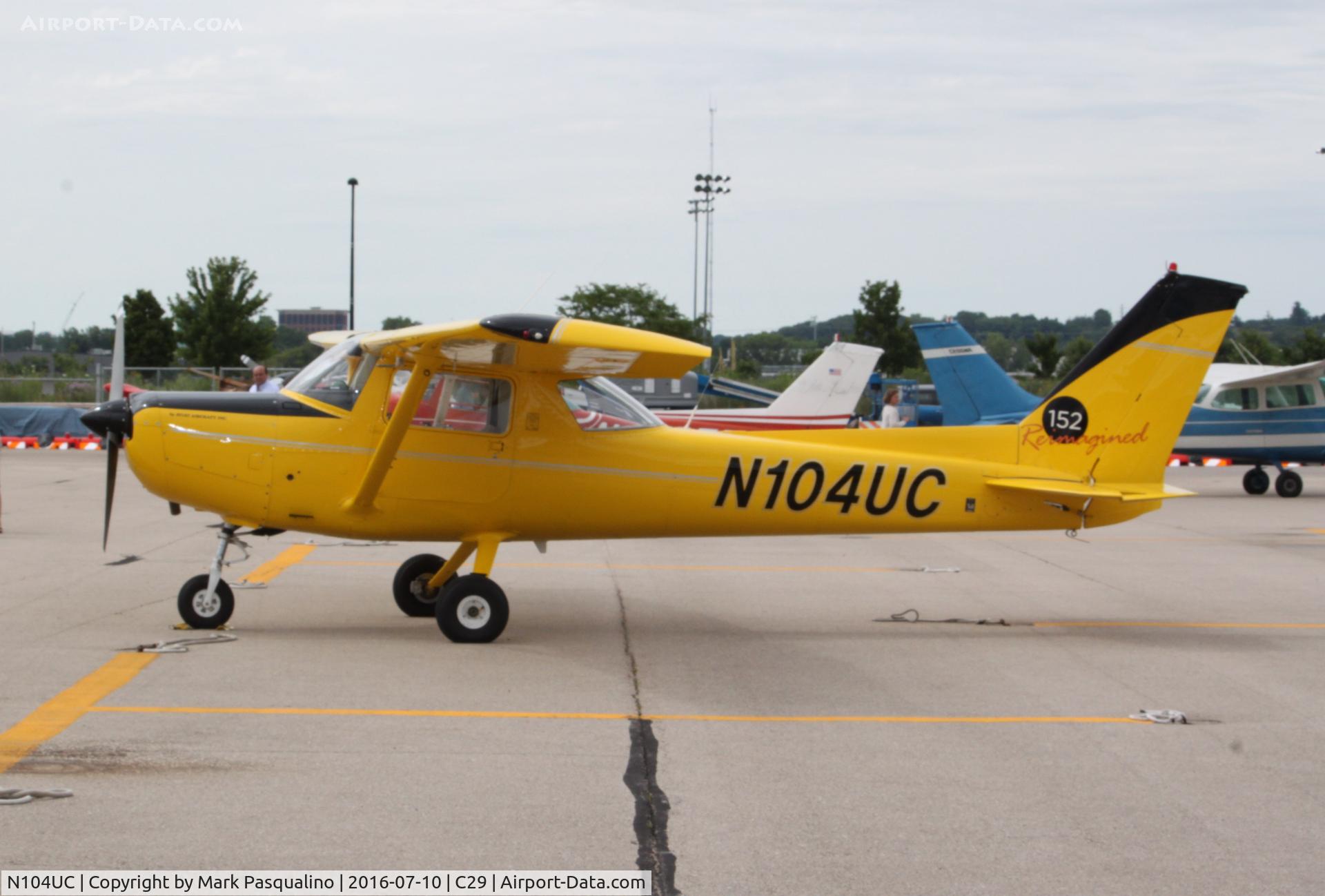 N104UC, Cessna 152 C/N 15284673, Cessna 152