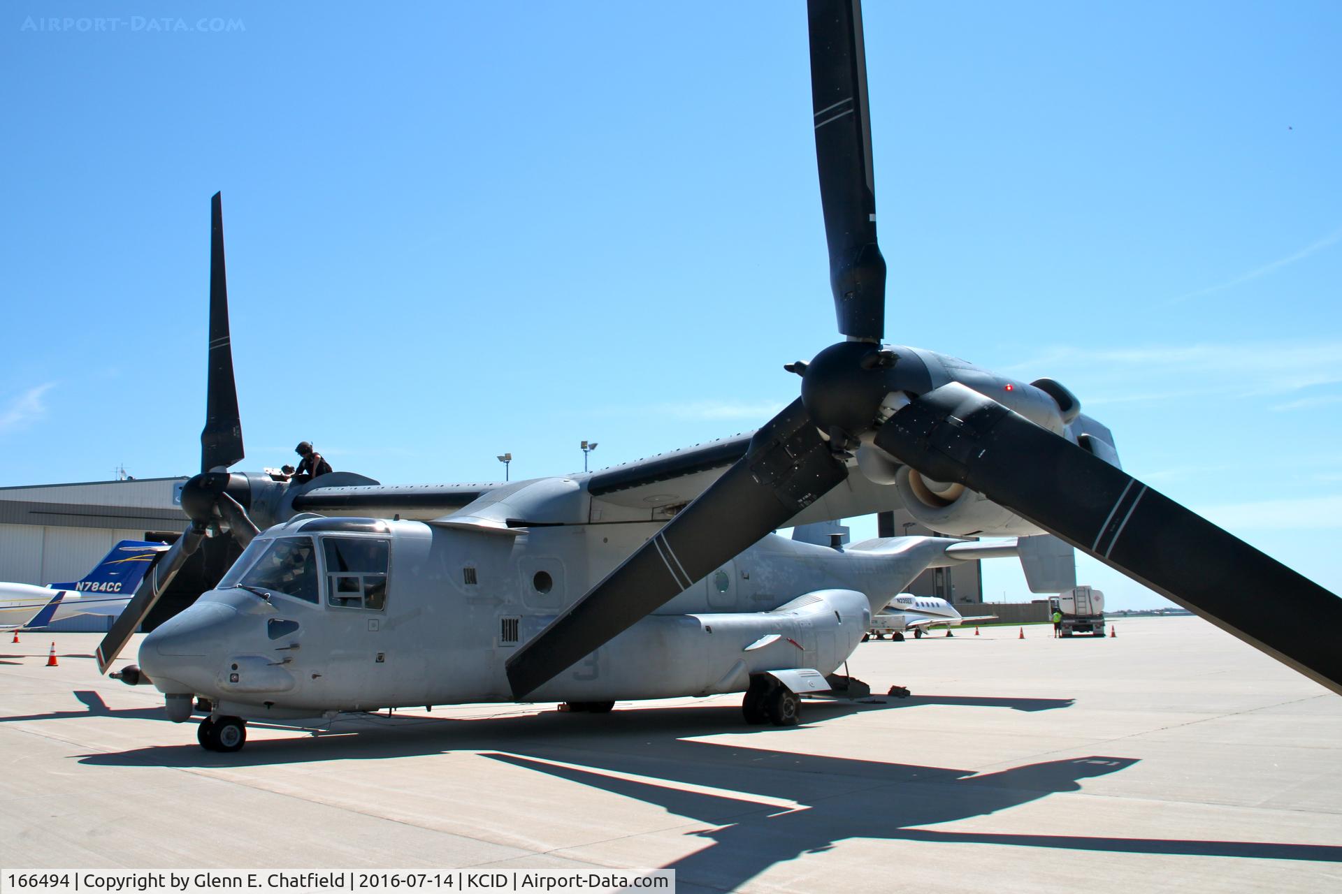 166494, Bell-Boeing MV-22B Osprey C/N D0073, On the Signature ramp