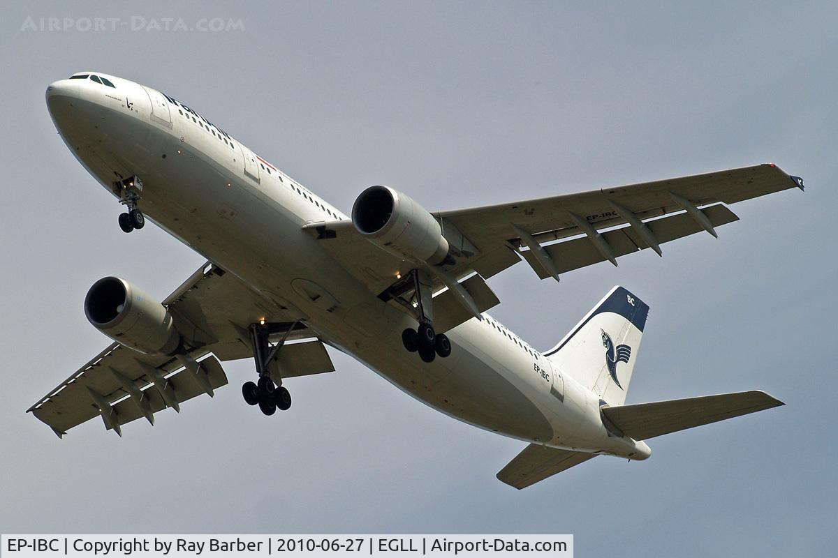 EP-IBC, 1992 Airbus A300B4-605R C/N 632, Airbus A300B4-605R [632] (Iran Air) Home~G 27/06/2010. On approach 27R.