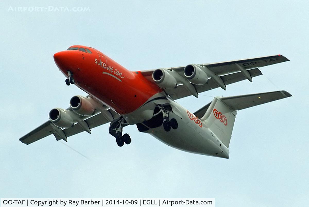 OO-TAF, 1990 British Aerospace BAe-146-300QT Quiet Trader C/N E3186, BAe 146-300QT [E3186] (TNT Airways) Home~G 09/10/2014