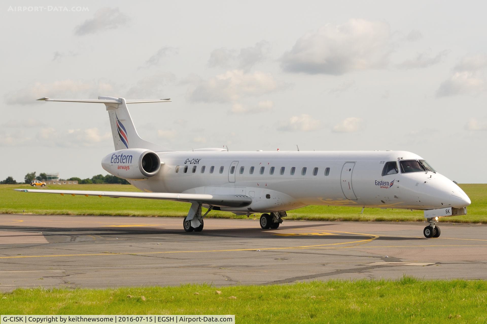 G-CISK, 2002 Embraer EMB-145LU (ERJ-145LU) C/N 145570, Nice Visitor.