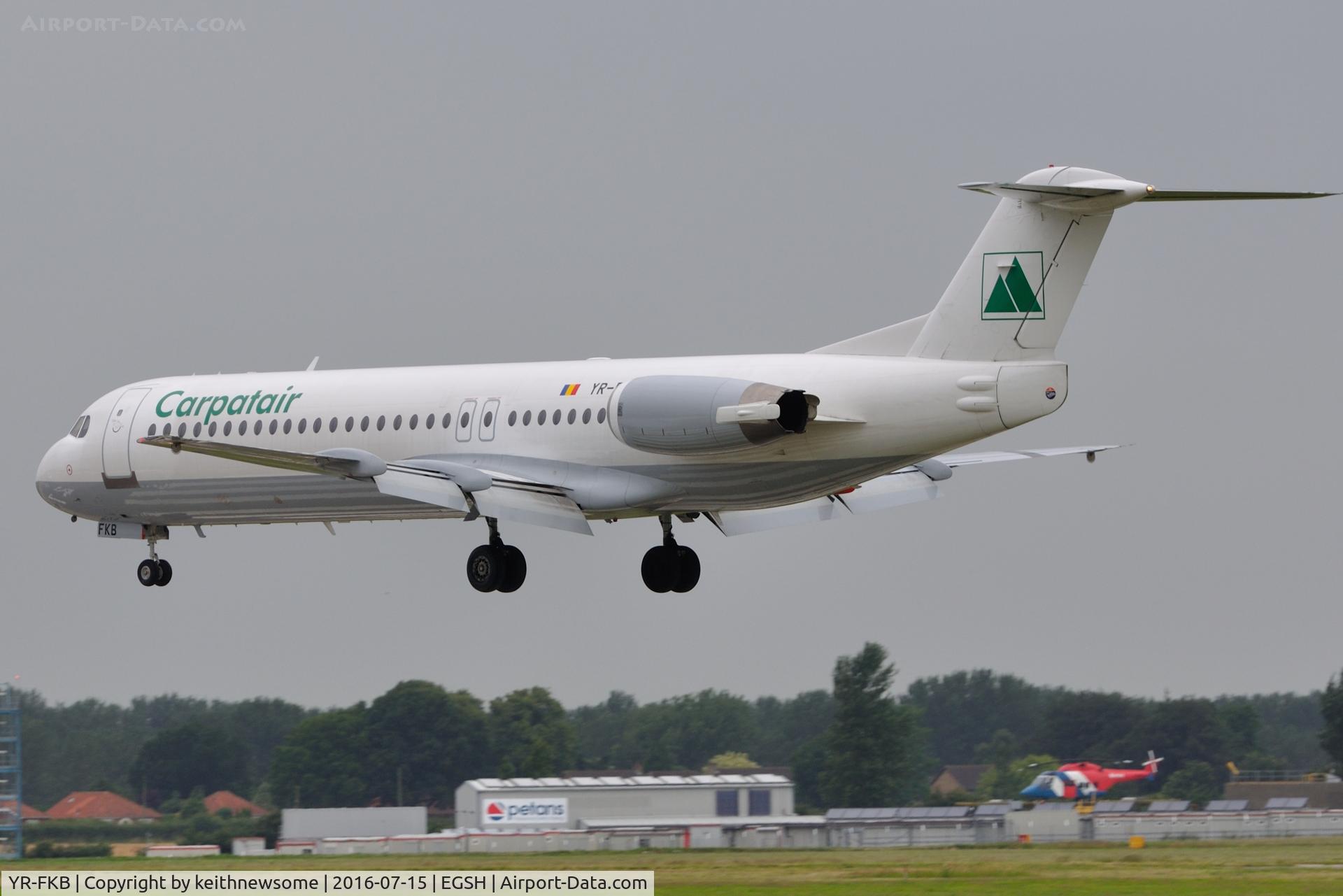YR-FKB, 1991 Fokker 100 (F-28-0100) C/N 11369, 'Over The Keys'