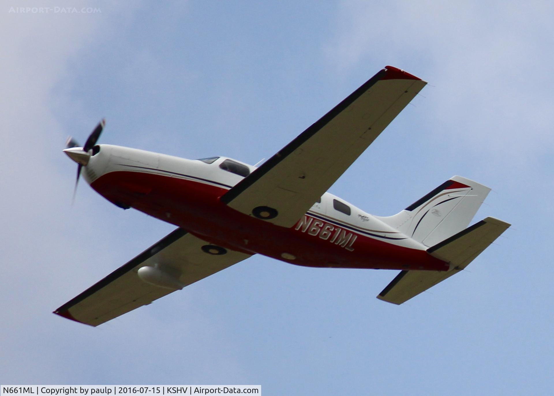 N661ML, 1996 Piper PA-46-350P Malibu Mirage C/N 4636060, At Shreveport Regional.