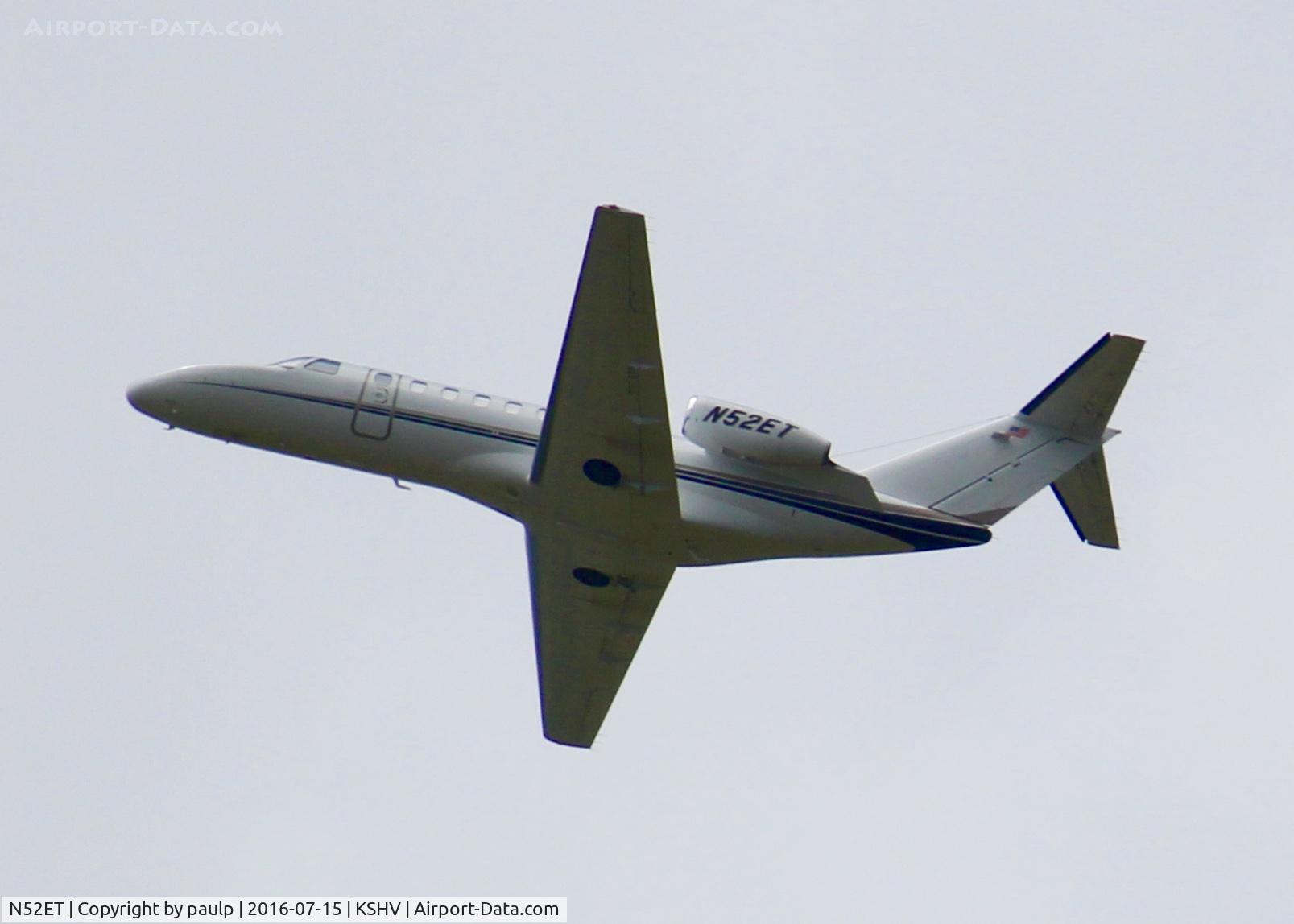 N52ET, 2005 Cessna 525B CitationJet CJ3 C/N 525B0018, At Shreveport Regional.