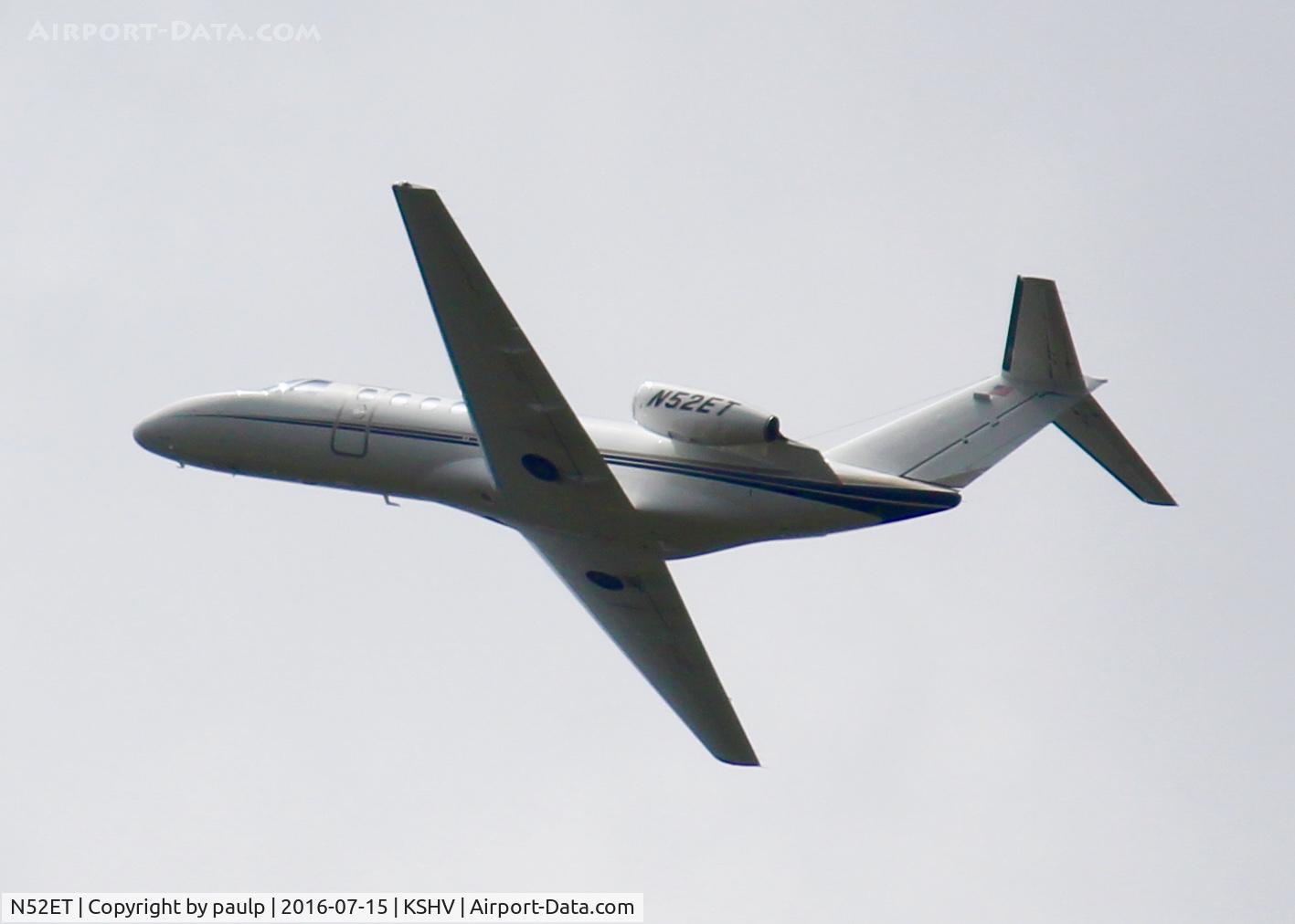 N52ET, 2005 Cessna 525B CitationJet CJ3 C/N 525B0018, At Shreveport Regional.