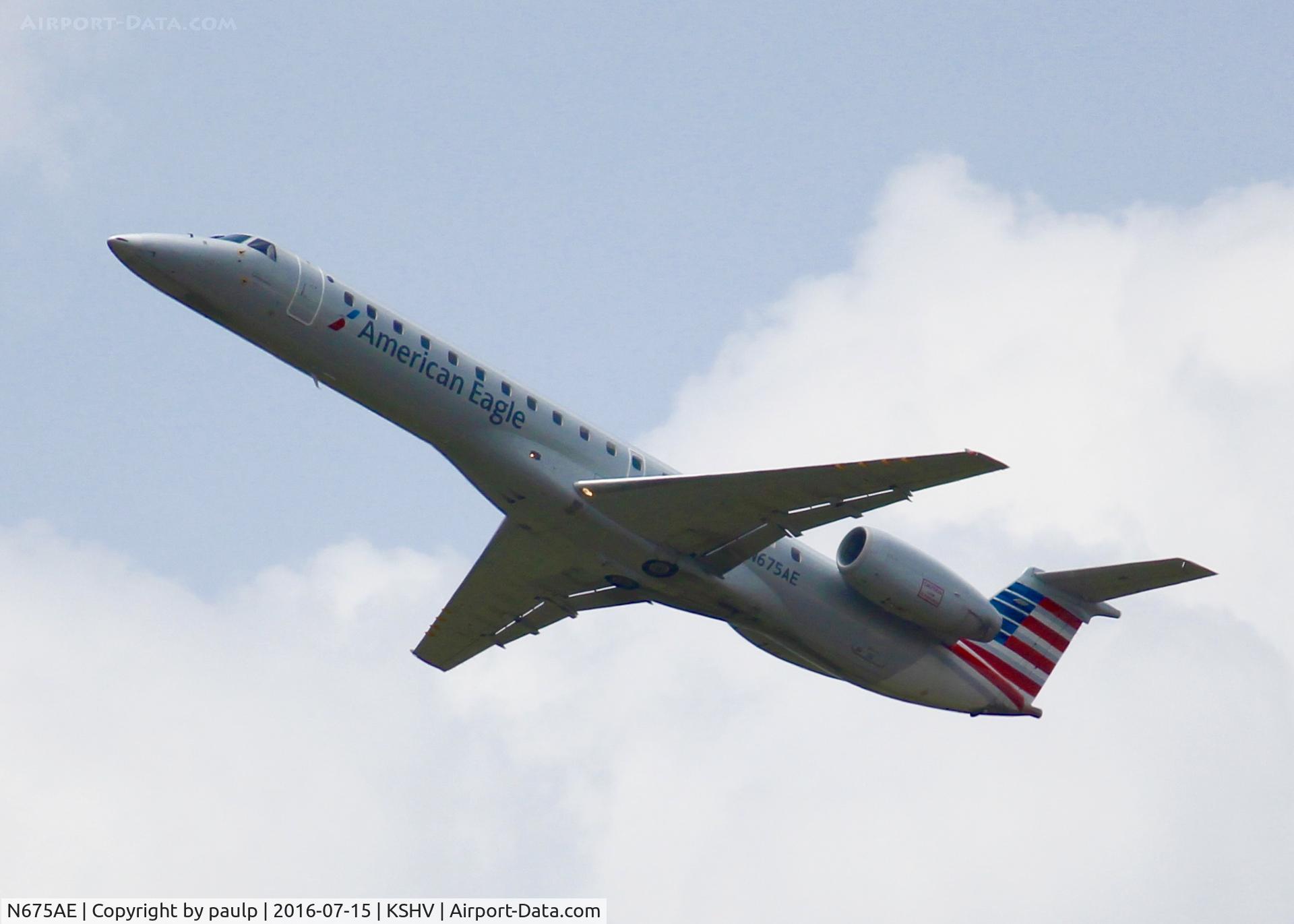 N675AE, 2004 Embraer ERJ-145LR (EMB-145LR) C/N 14500806, At Shreveport Regional.