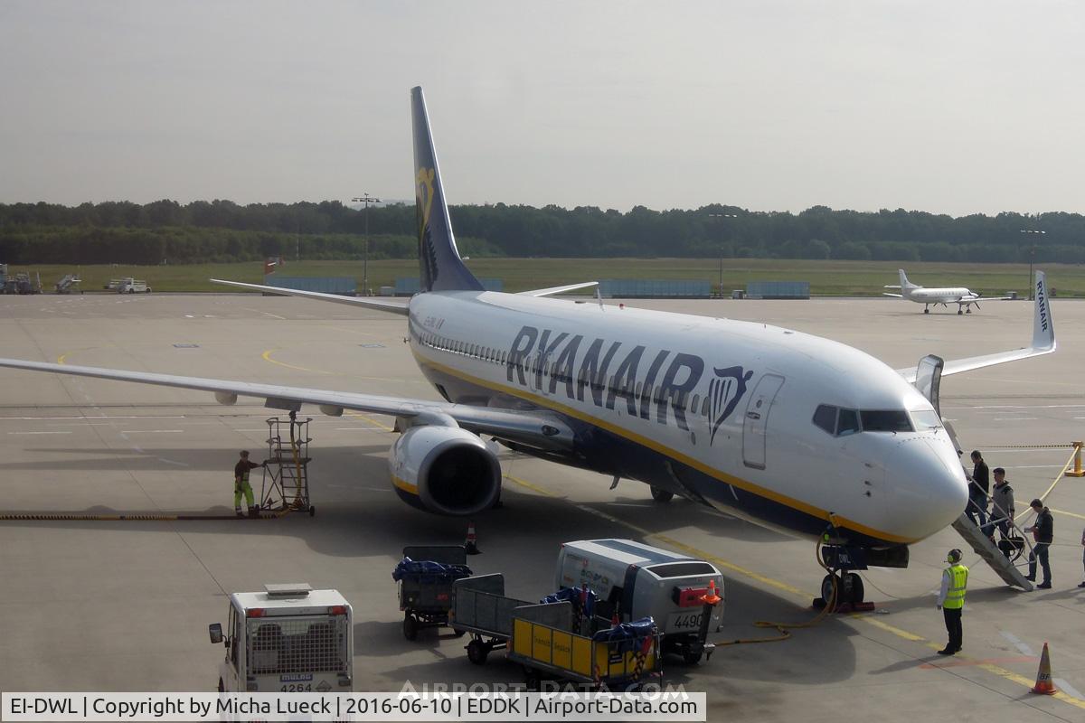 EI-DWL, 2007 Boeing 737-8AS C/N 33618, At Cologne/Bonn