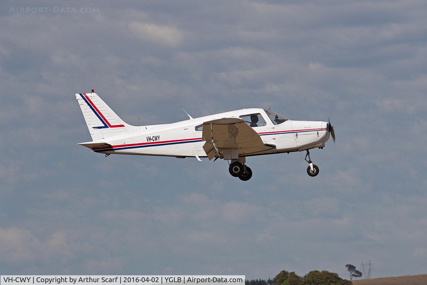 VH-CWY, 1981 Piper PA-28-161 Cherokee Warrior II C/N 28-8116079, Goulburn NSW April 2016