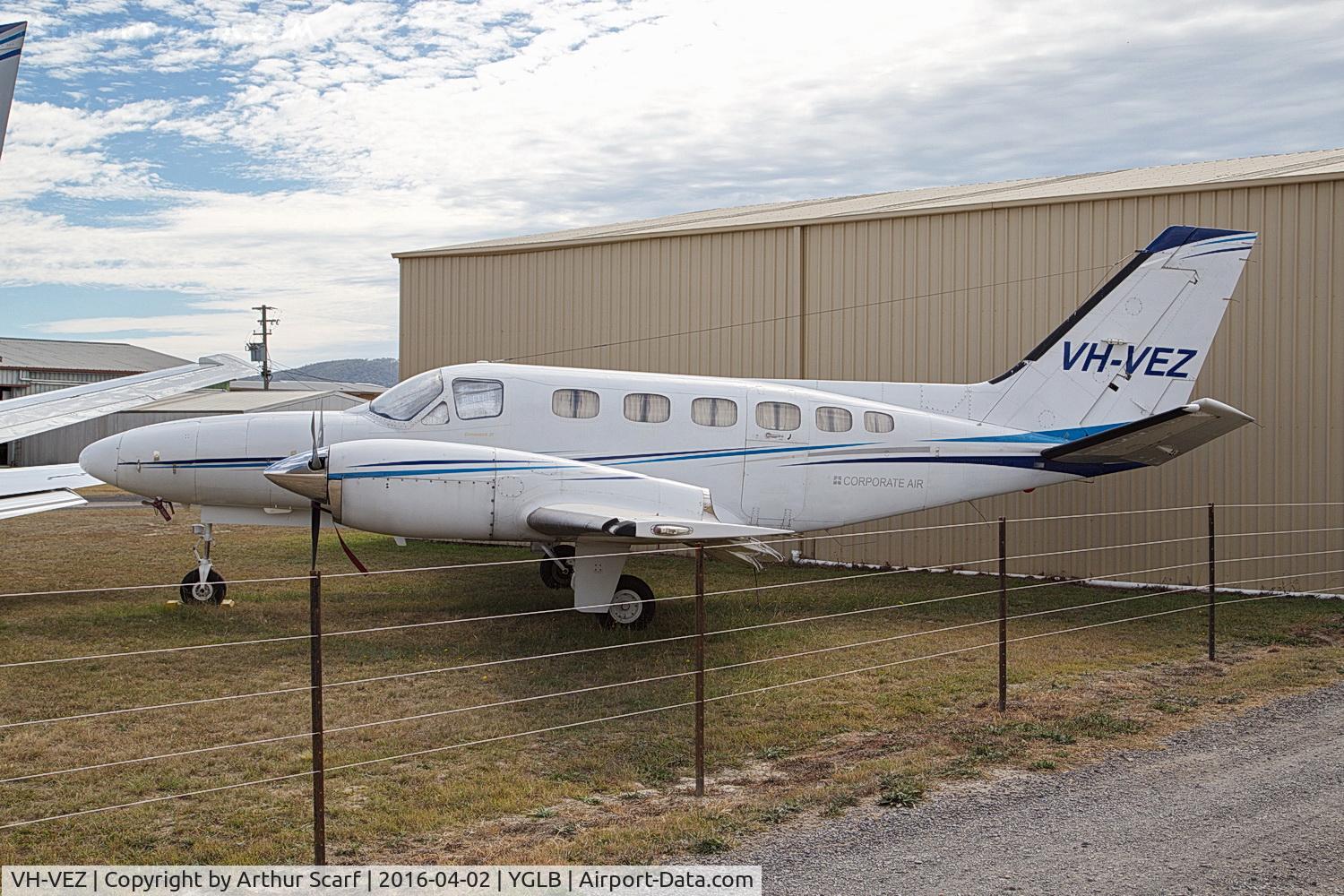 VH-VEZ, Cessna 441 Conquest II C/N 441-0182, Goulburn NSW April 2016