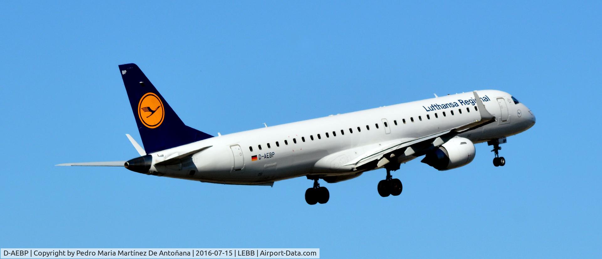 D-AEBP, 2012 Embraer 195LR (ERJ-190-200LR) C/N 19000553, Loiu - Bilbao - España