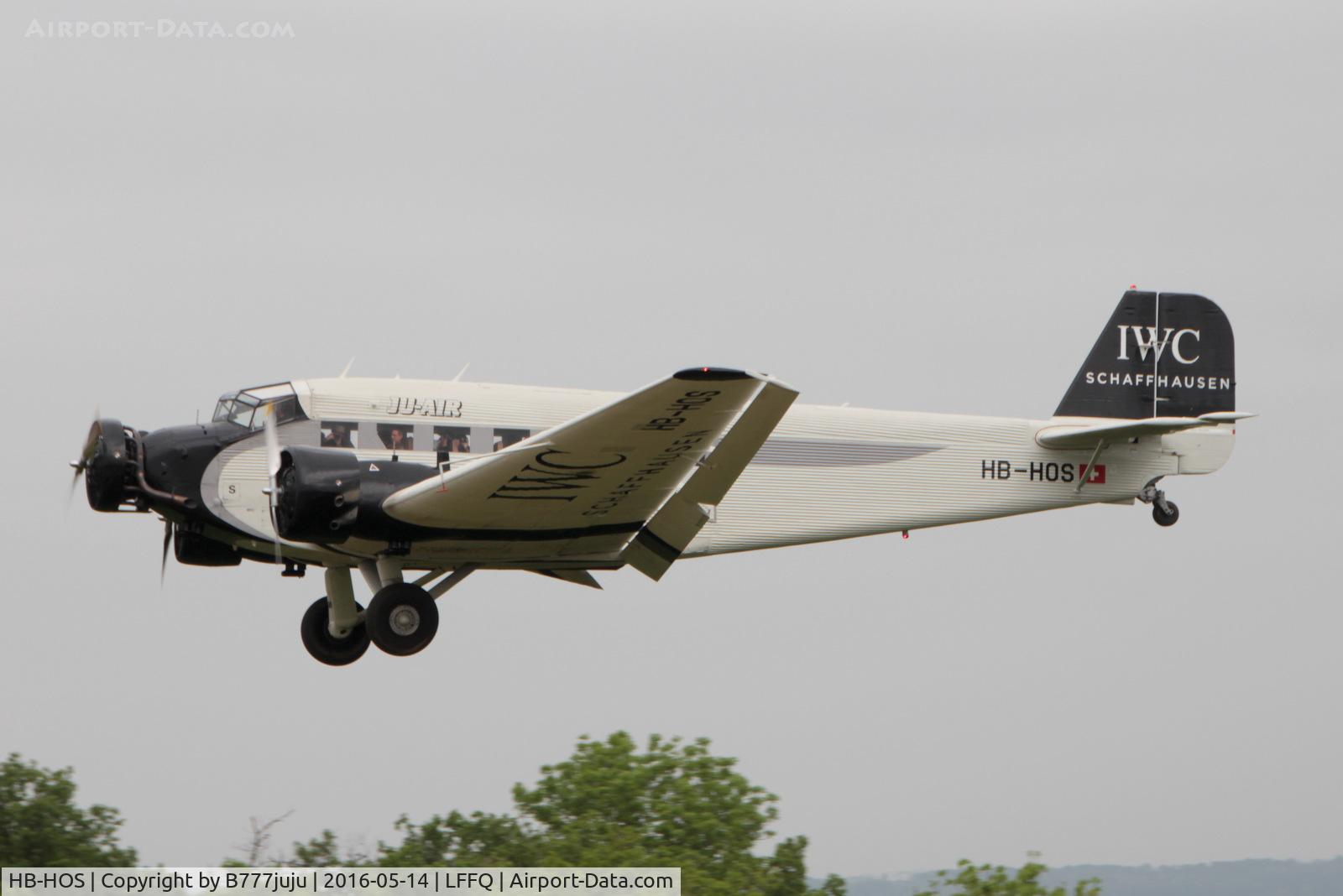 HB-HOS, 1939 Junkers Ju-52/3m g4e C/N 6580, at La Ferté-Alais