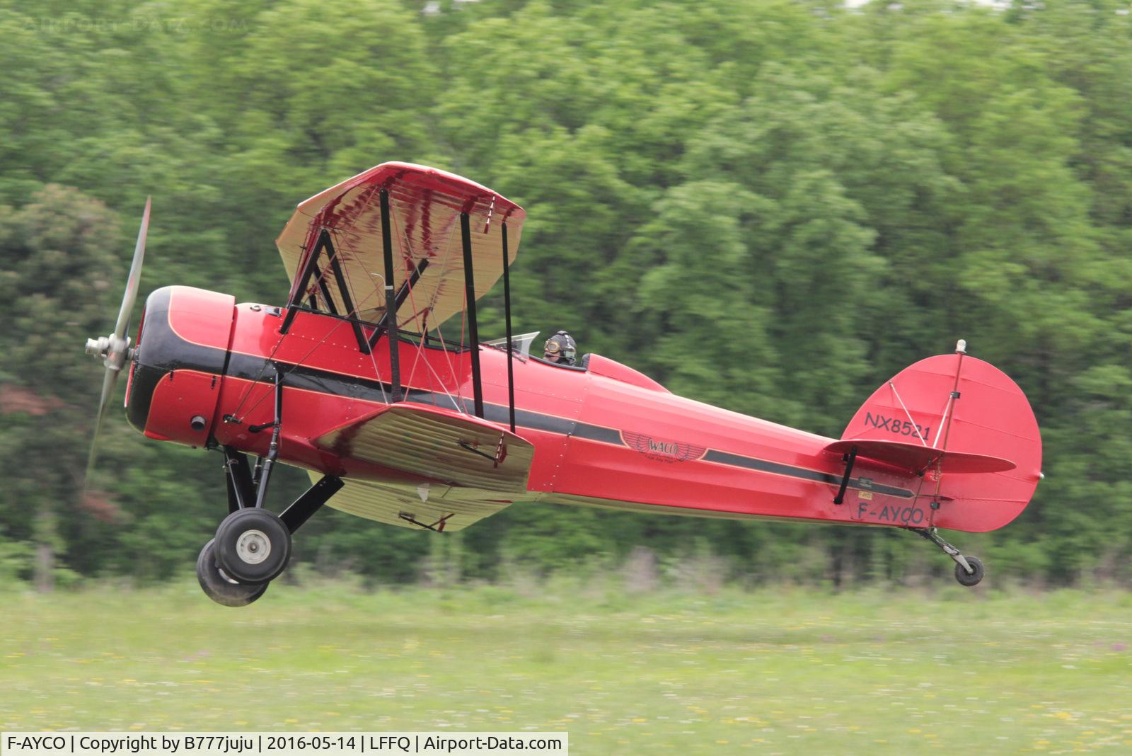 F-AYCO, 1996 WACO Taperwing T-10 Replica C/N 39, at La Ferté-Alais