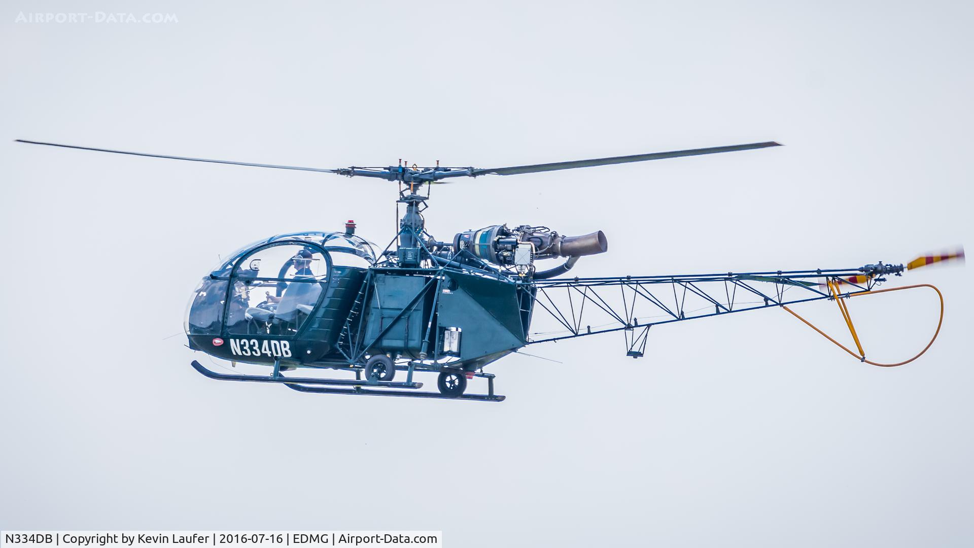 N334DB, Sud Aviation SA-318C Alouette II C/N 2116, Gesehen am Flugplatz EDMG Günzburg