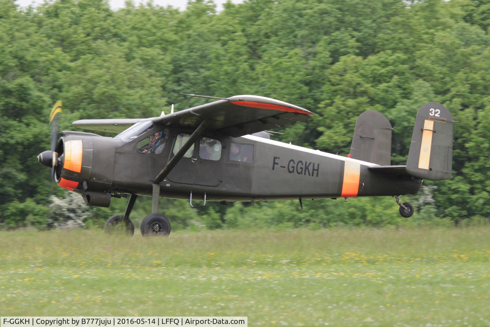 F-GGKH, Max Holste MH-1521C Broussard C/N 32, at La Ferté-Alais
