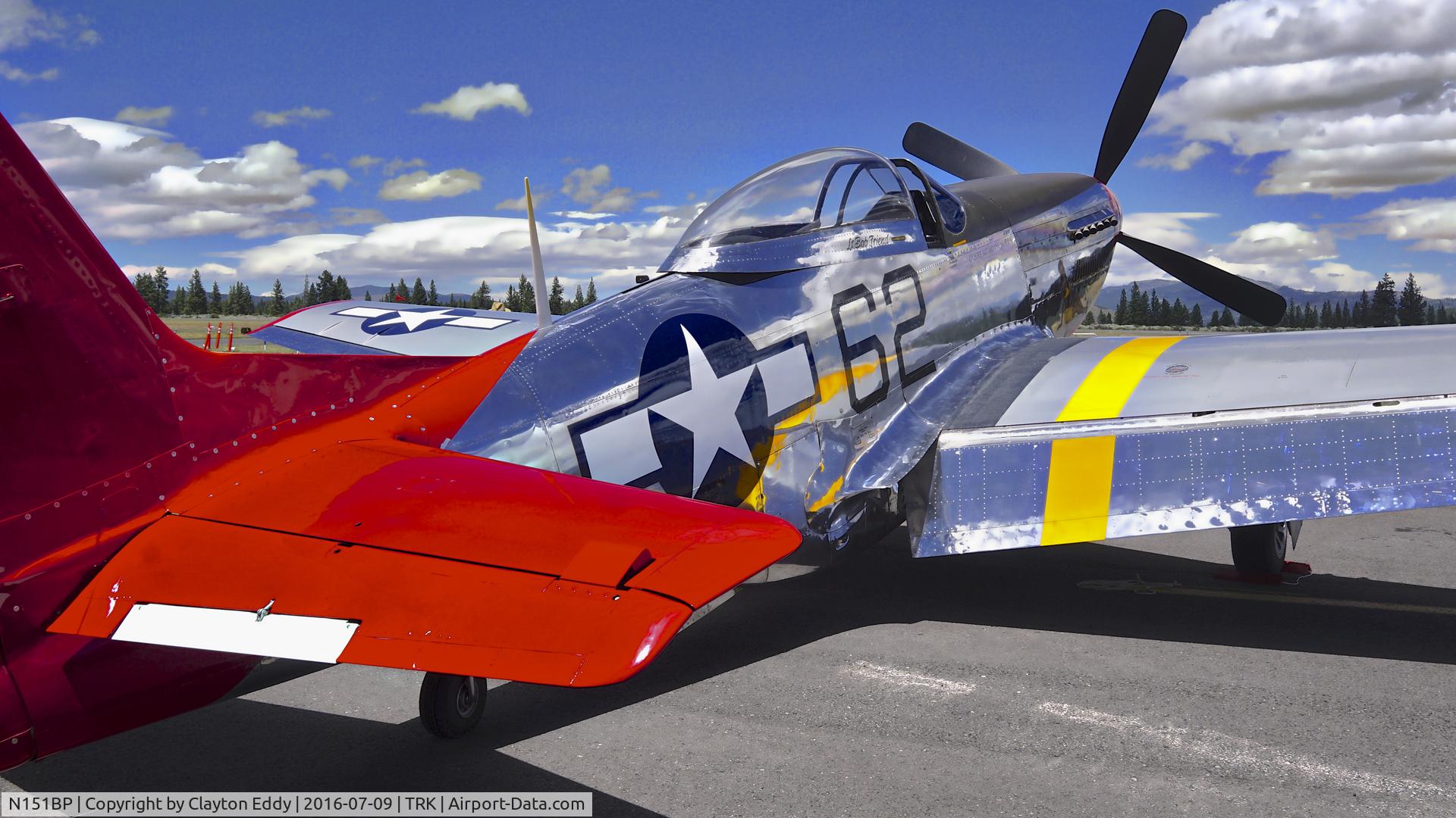 N151BP, 1944 North American P-51D Mustang C/N 122-41448, N151BP at the Truckee Airshow California. 2016.