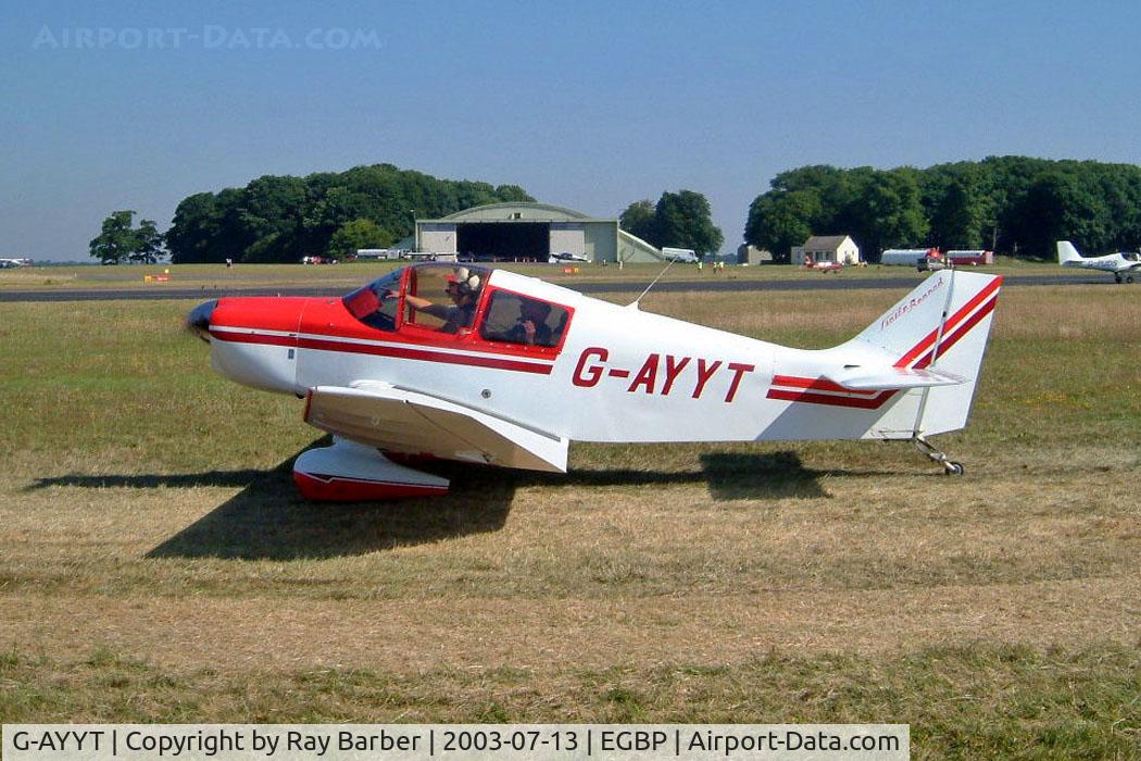 G-AYYT, 1964 Jodel DR-1050-M1 C/N 587, San Jodel DR.1050M1 Sicile Record [587] Kemble~G 13/07/2003