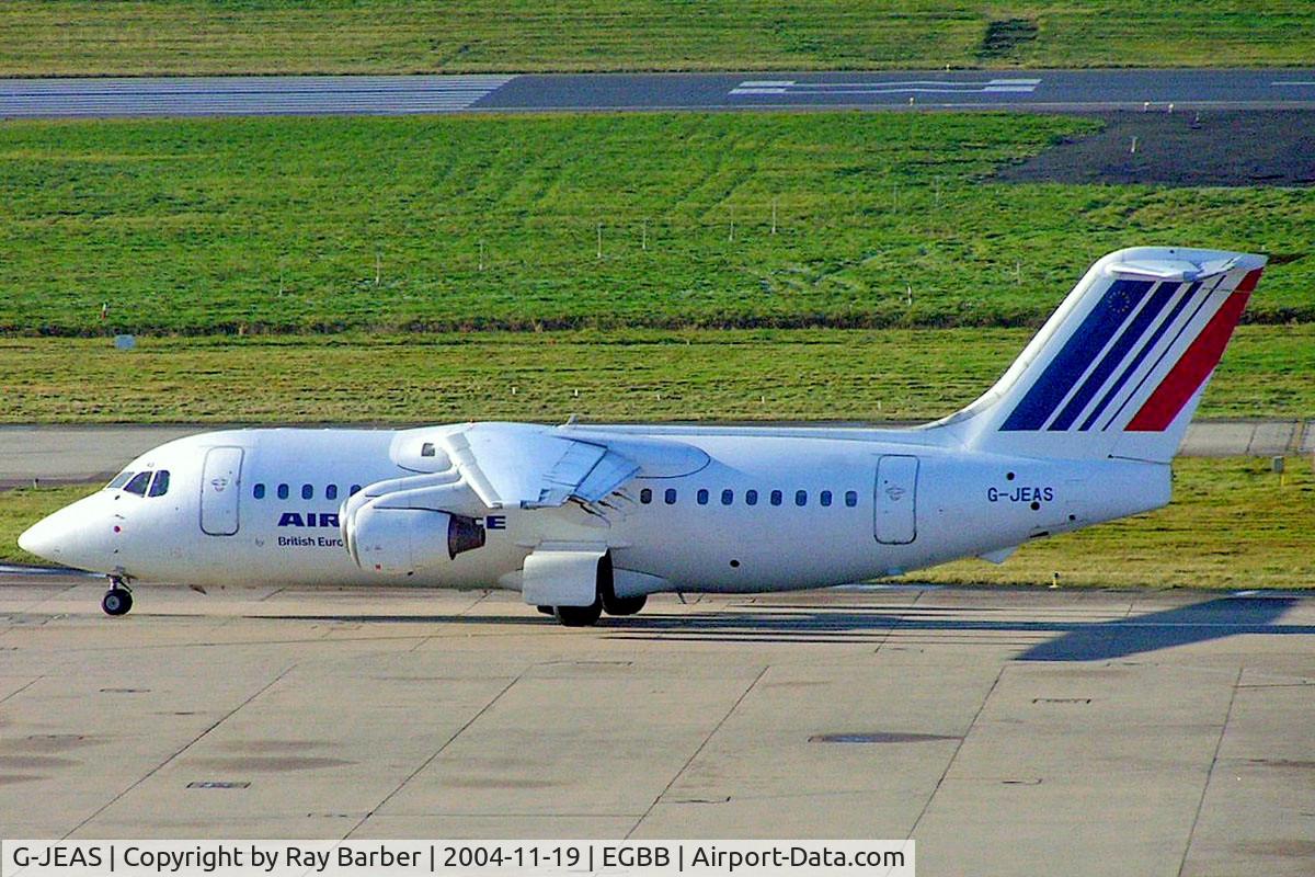 G-JEAS, 1984 British Aerospace BAe.146-200 C/N E2020, BAe 146-200 [E2020] (Air France) Birmingham Int'l~G 19/11/2004