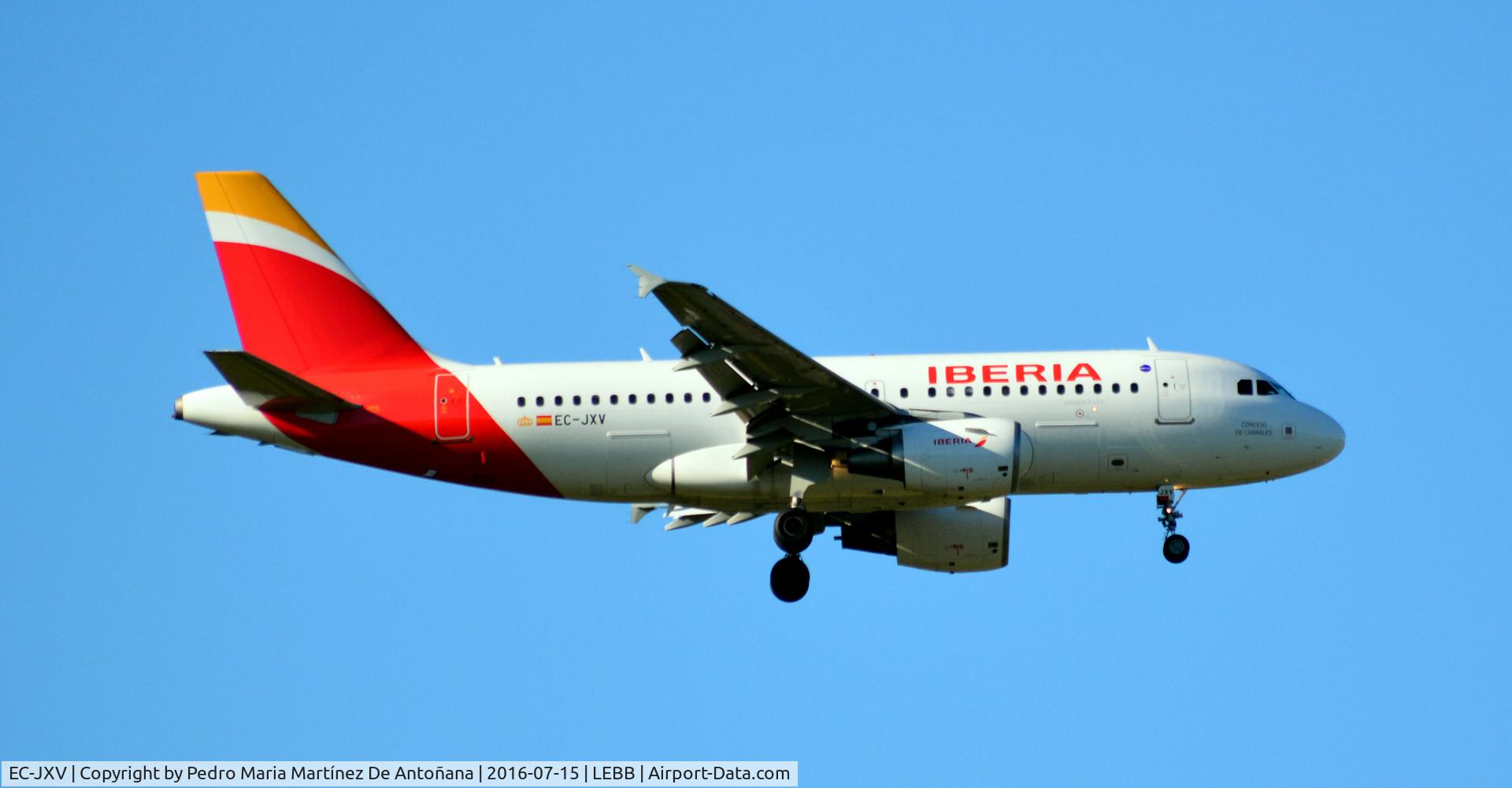 EC-JXV, 2006 Airbus A319-111 C/N 2897, Loiu - Bilbao - España