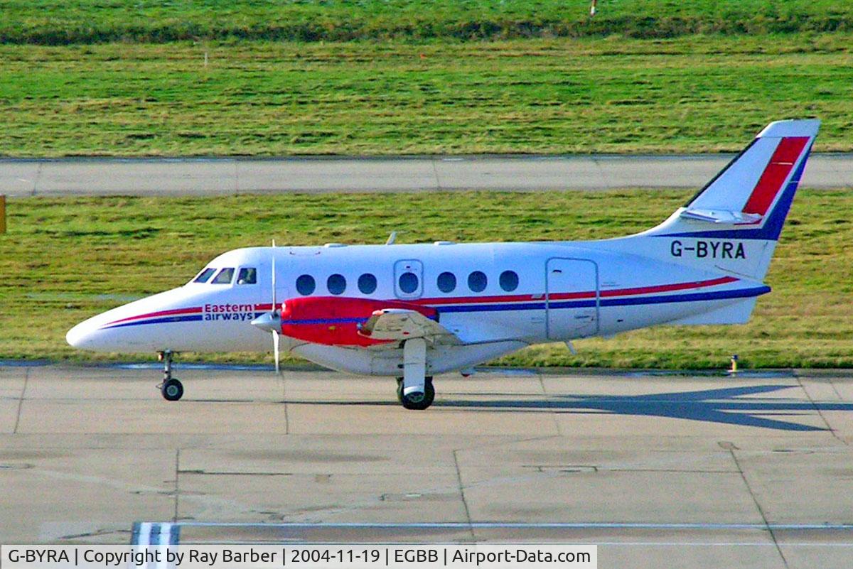 G-BYRA, 1989 British Aerospace BAe-3202 Jetstream 32 C/N 845, BAe Jetstream 3201 [845] (Eastern Airways) Birmingham Int'l~G 19/11/2004