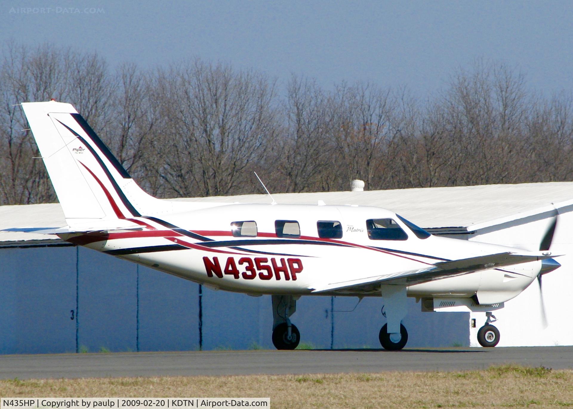 N435HP, 2008 Piper PA-46R-350T Malibu Matrix C/N 4692035, At Downtown Shreveport.