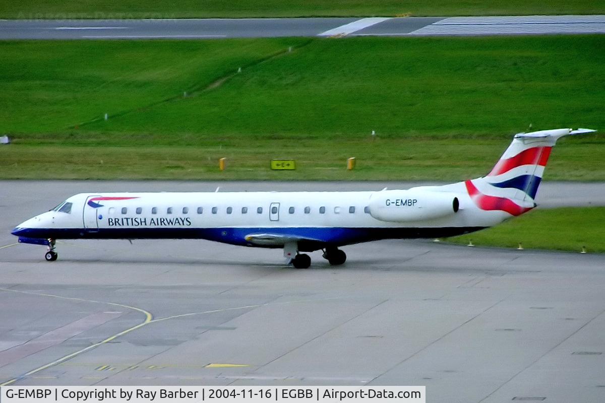 G-EMBP, 2000 Embraer EMB-145EU (ERJ-145EU) C/N 145300, Embraer ERJ-145EU [145300] (British Airways/CitiExpress) Birmingham Int'l~G 16/11/2004