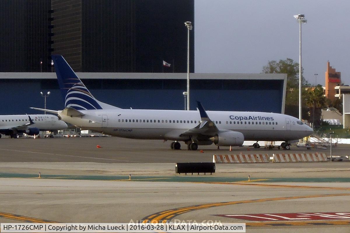HP-1726CMP, 2012 Boeing 737-86N C/N 38024, At LAX