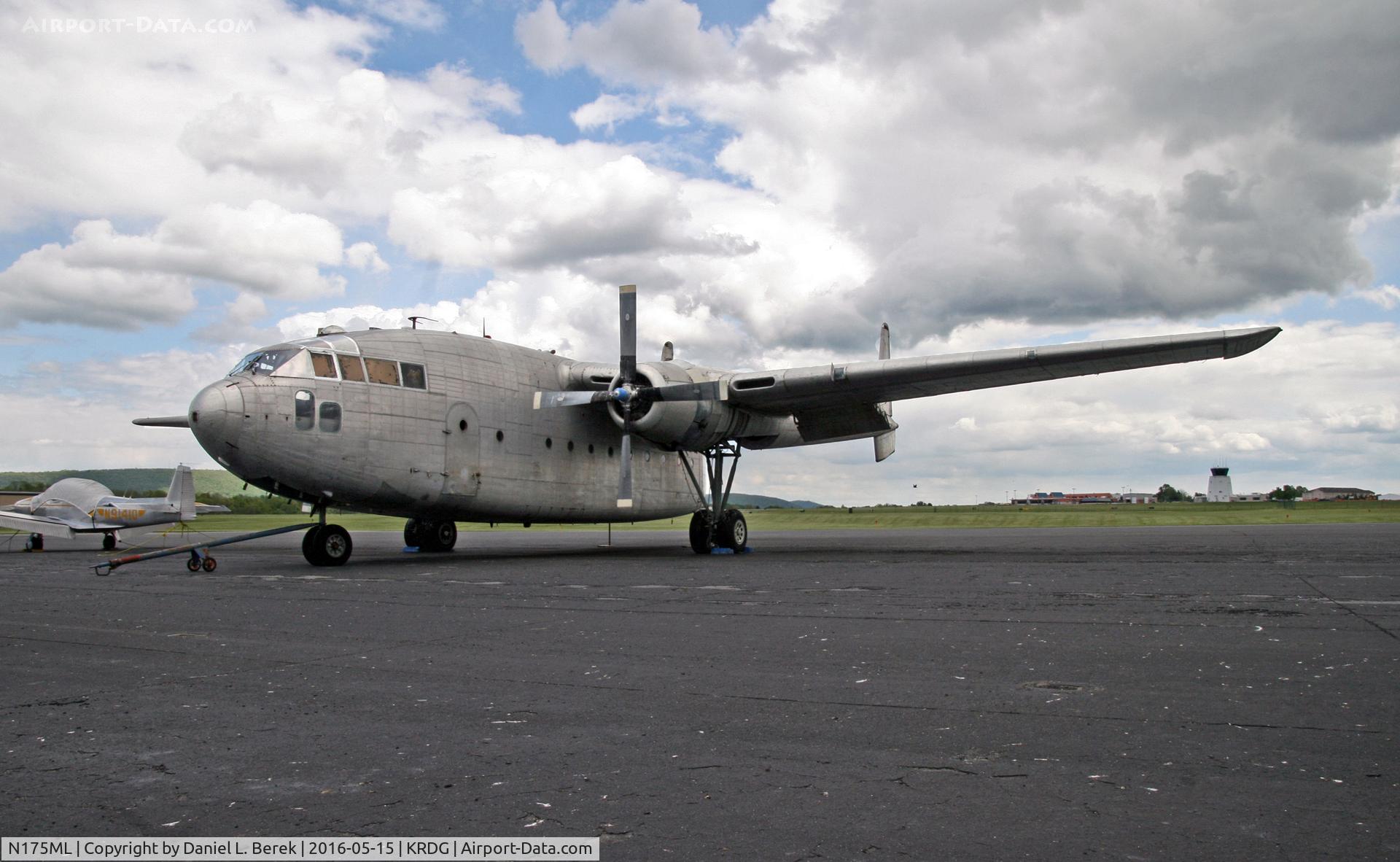 N175ML, 1953 Fairchild C-119F Flying Boxcar C/N 10844, Very glad to see this nice Dollar Nineteen nicely preserved at the Mid Atlantic Air Museum.