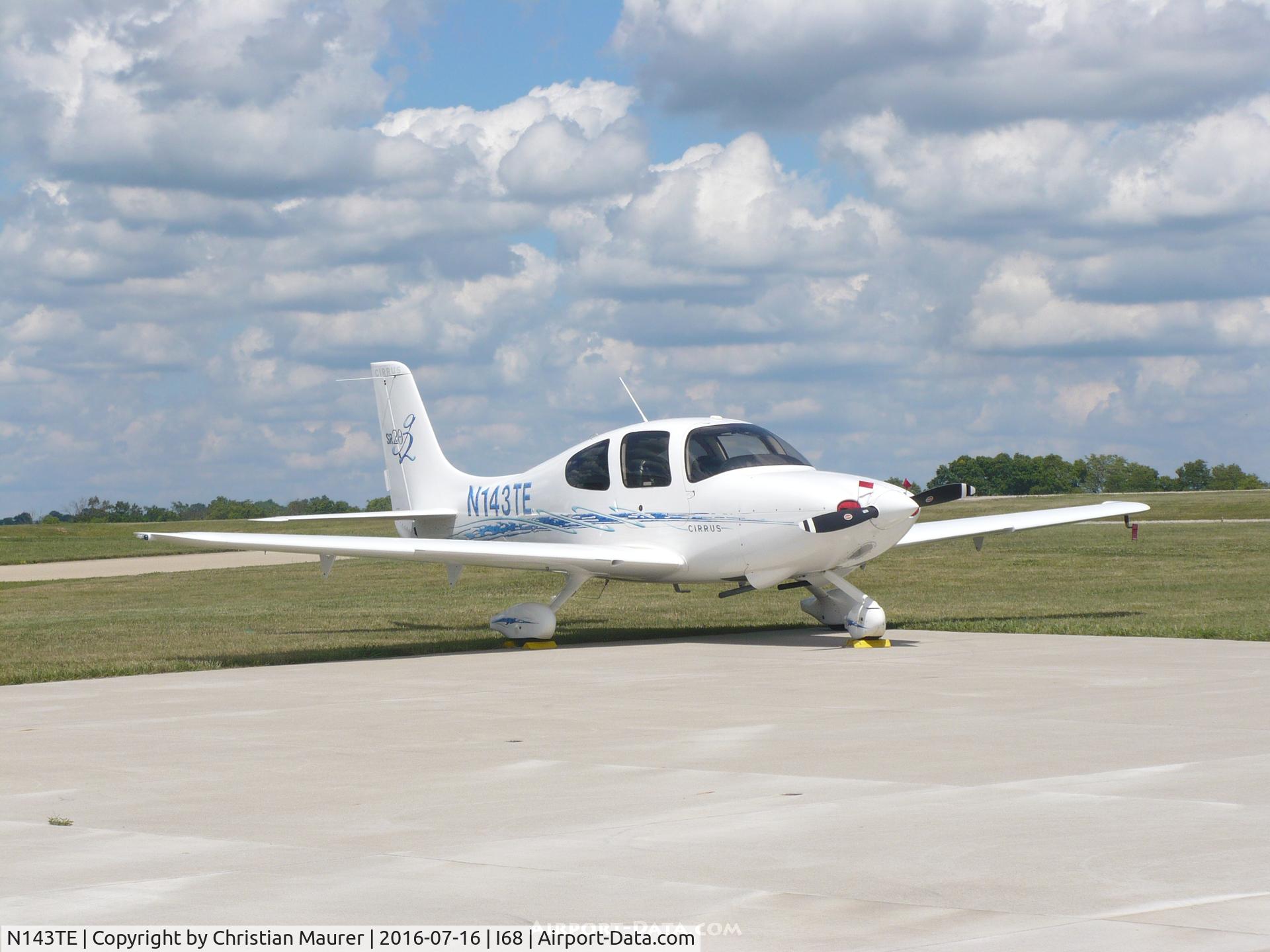 N143TE, 2007 Cirrus SR20 G2 C/N 1884, Cirrus SR20