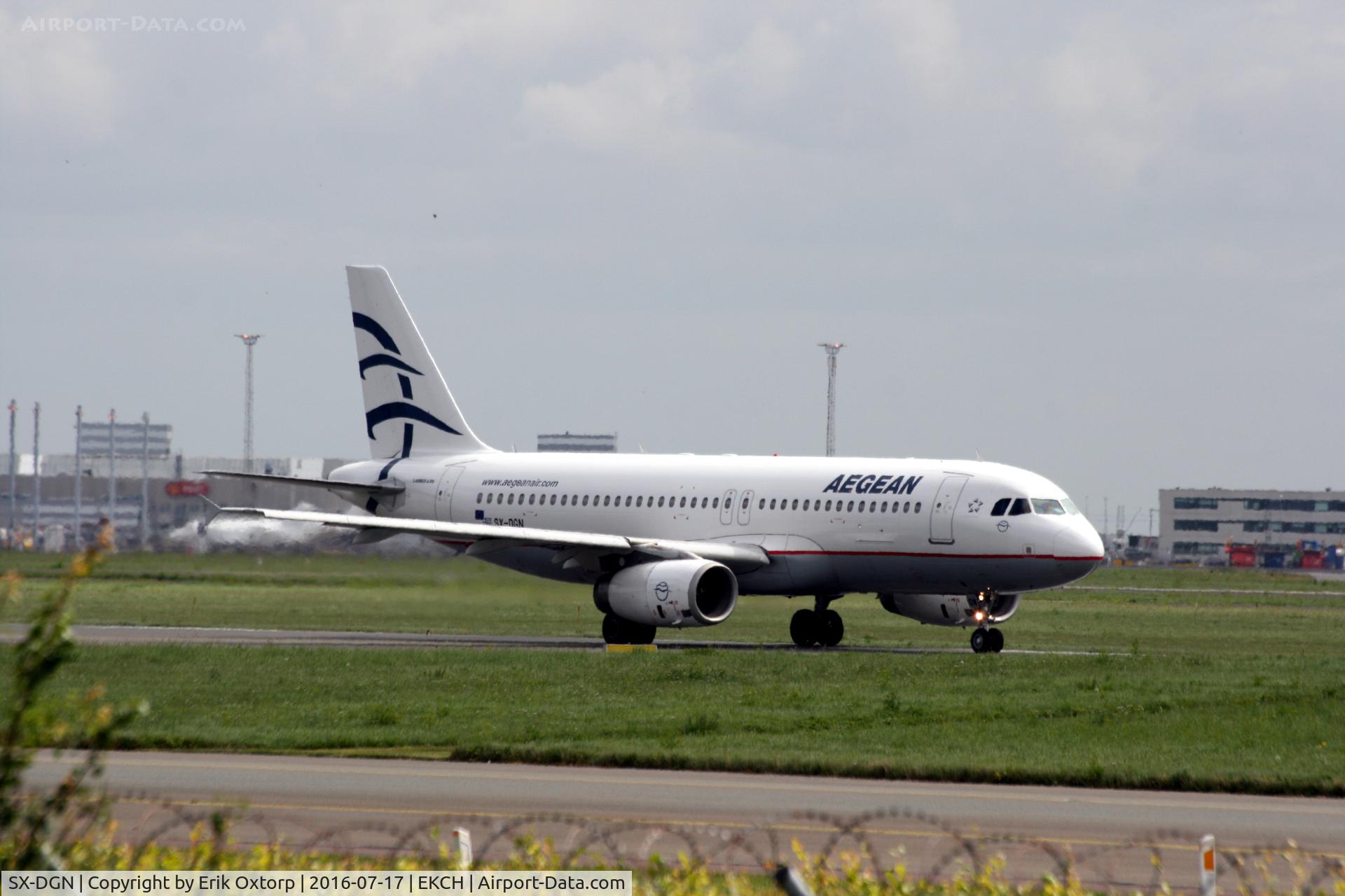 SX-DGN, 2006 Airbus A320-232 C/N 2828, SX-DGN taking off rw 22R