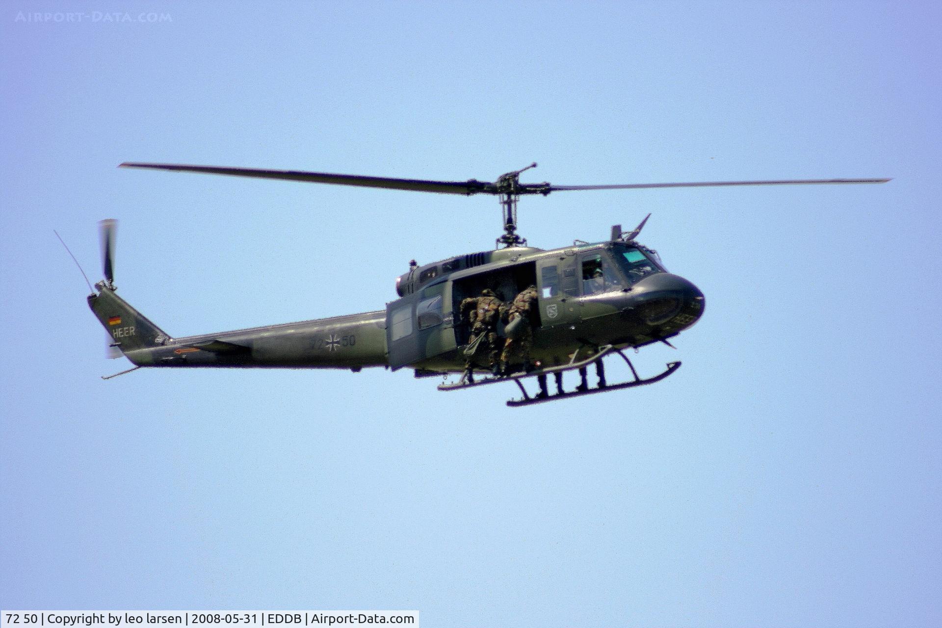 72 50, Bell (Dornier) UH-1D Iroquois (205) C/N 8370, Berlin Air Show 31.5.08