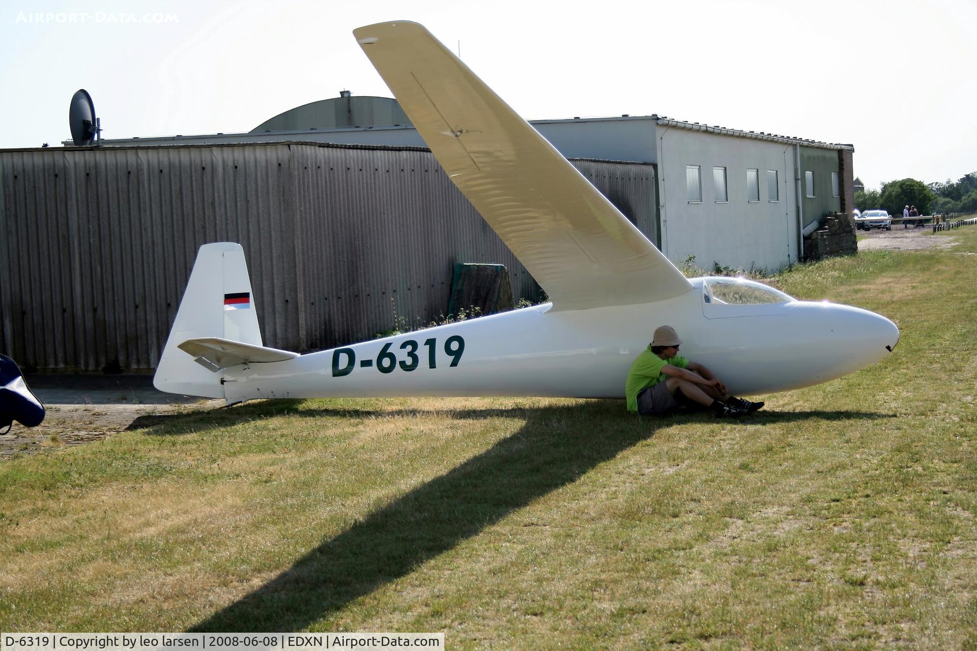 D-6319, 1964 Schleicher Ka-6CR Rhonsegler C/N Not found D-6219, Nordholz EDXN 8.6.08