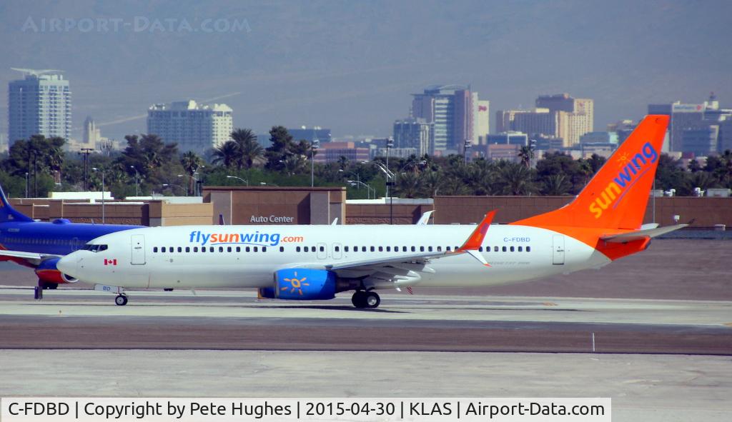 C-FDBD, 2006 Boeing 737-8Q8 C/N 30703, C-FDBD Boeing 737 at Las Vegas
