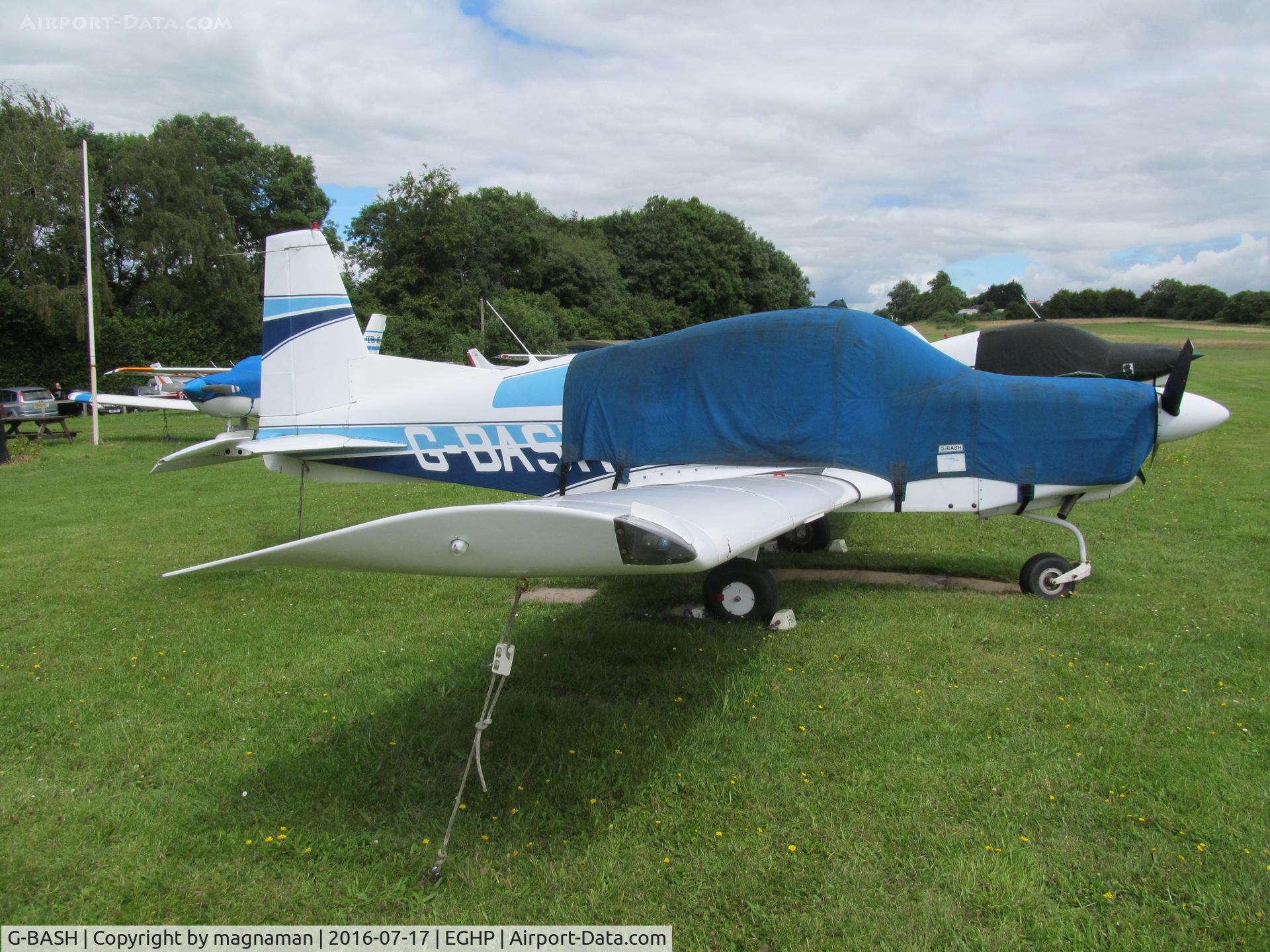 G-BASH, 1973 Grumman American AA-5 Traveler C/N AA5-0319, on grass
