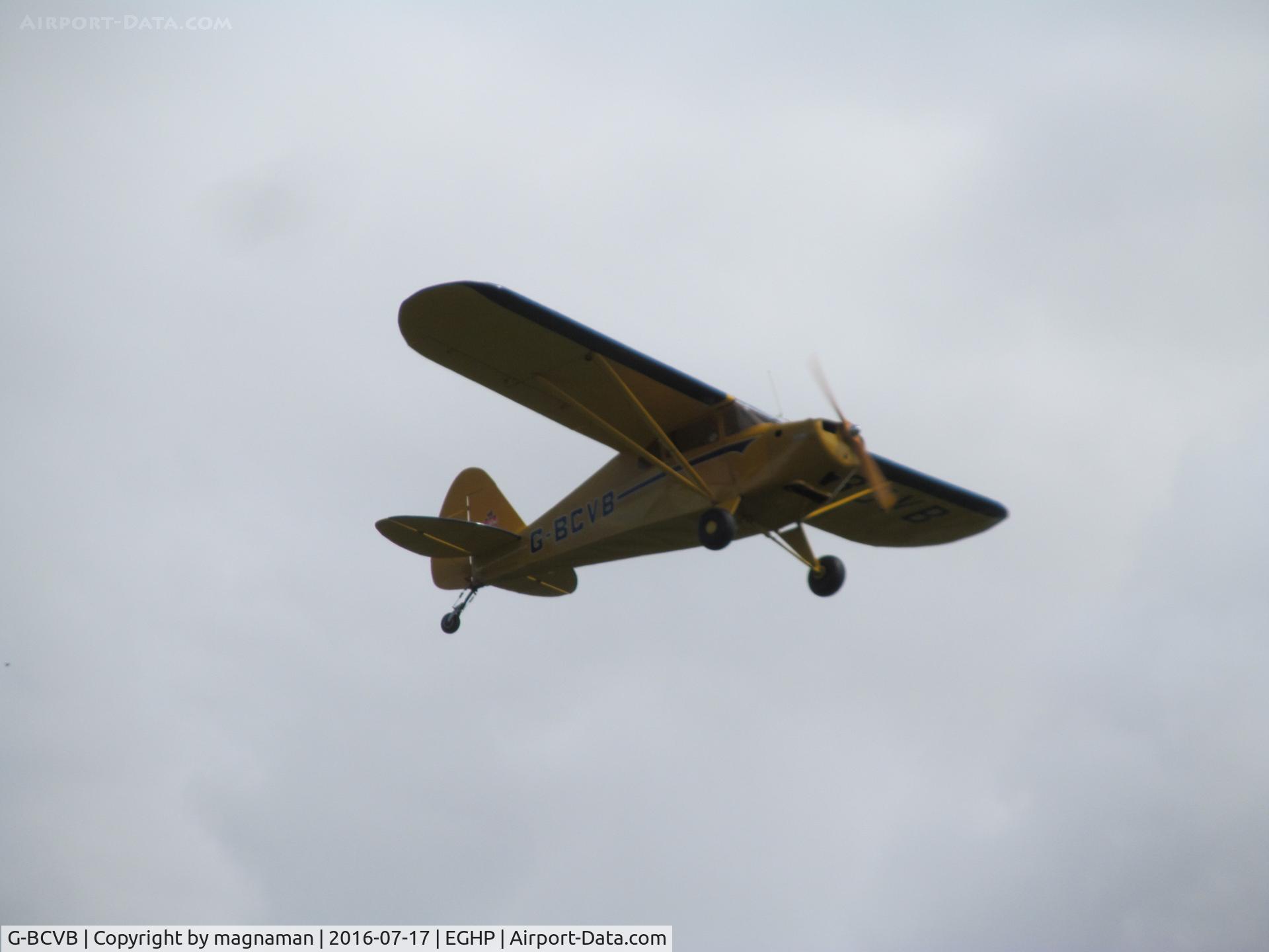 G-BCVB, 1949 Piper PA-17 Vagabond C/N 17-190, take off