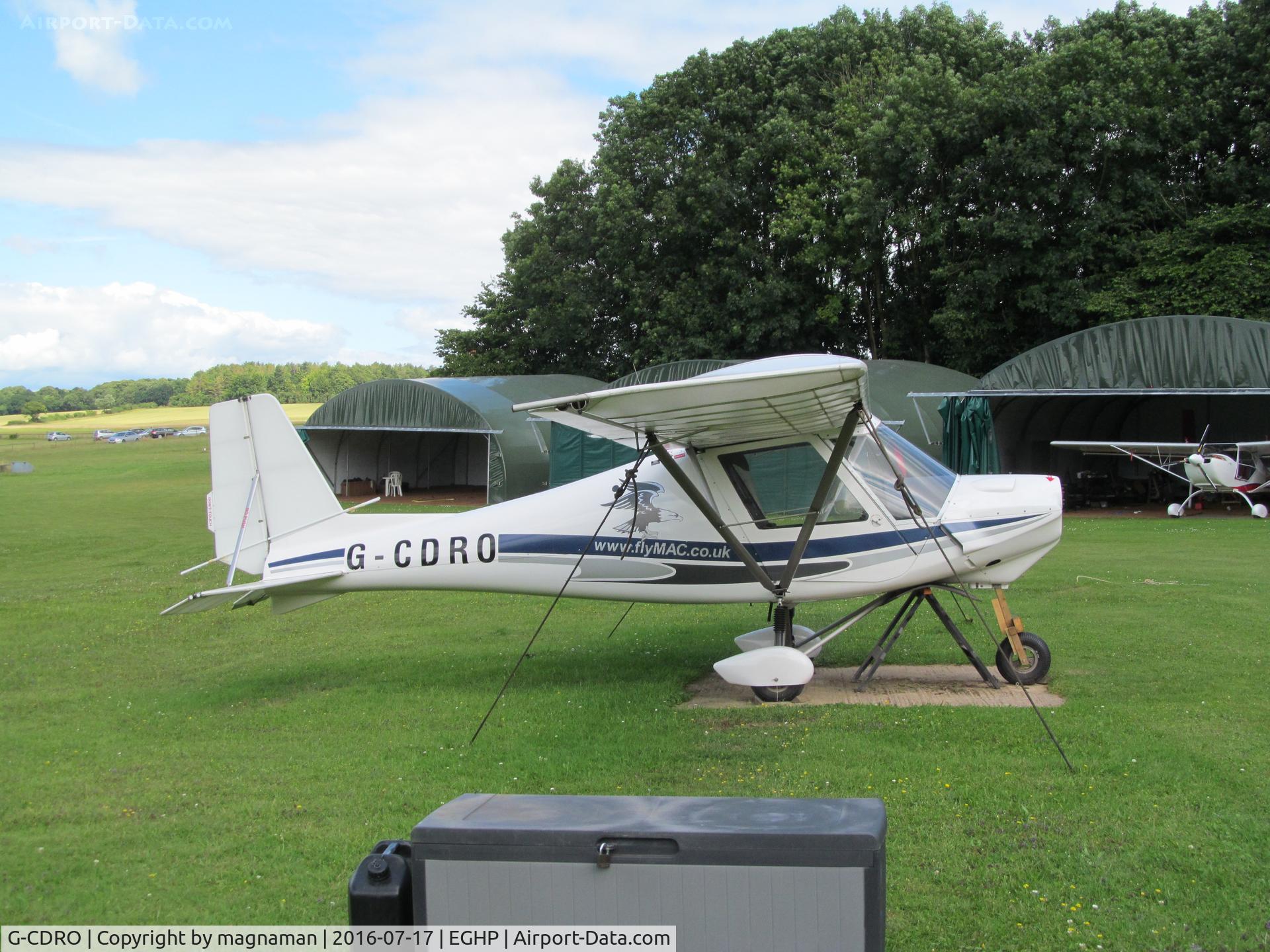 G-CDRO, 2005 Comco Ikarus C42 FB80 C/N 0507-6750, club plane under maintenance