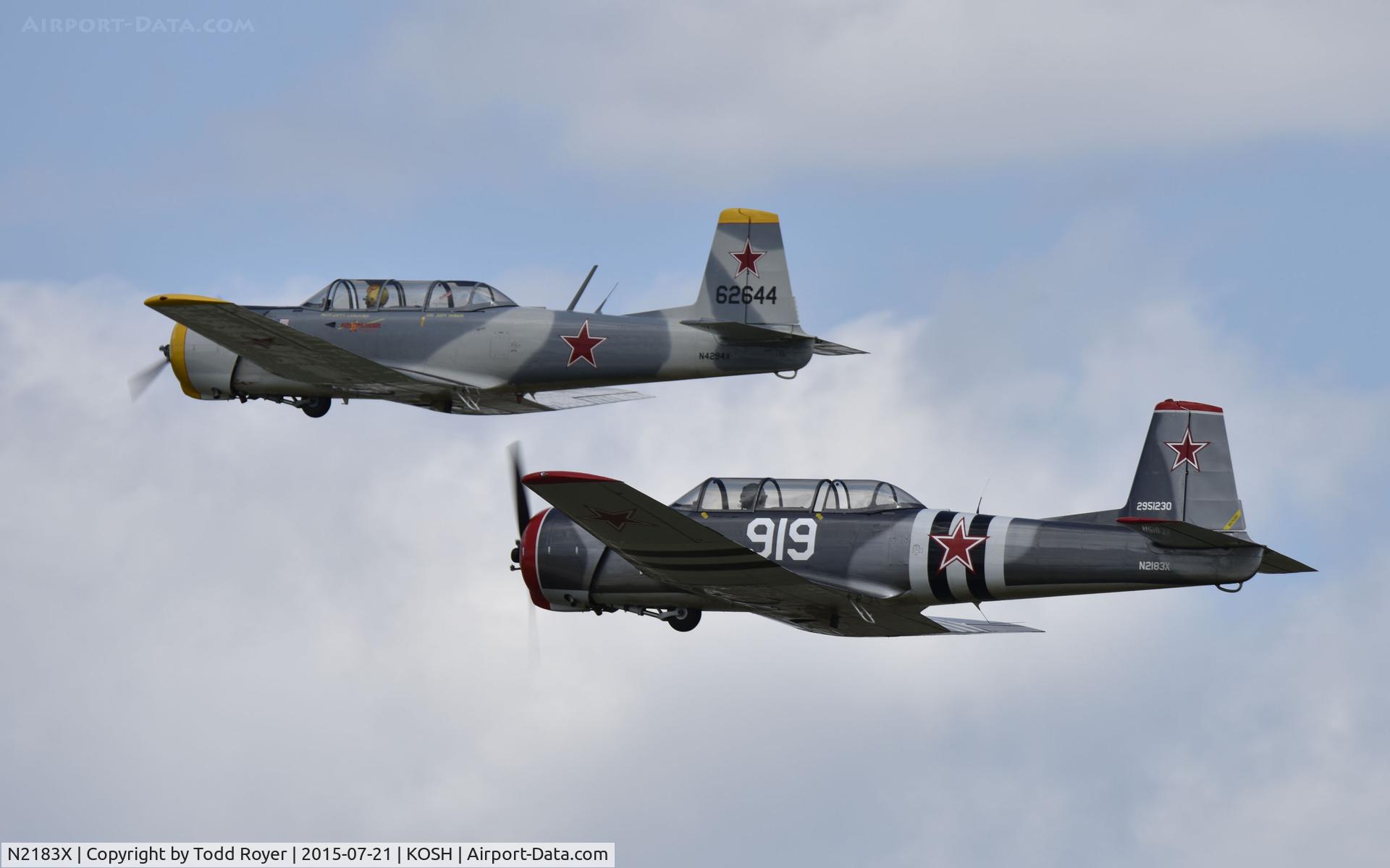 N2183X, Nanchang CJ-6 C/N 2951230, Airventure 2015