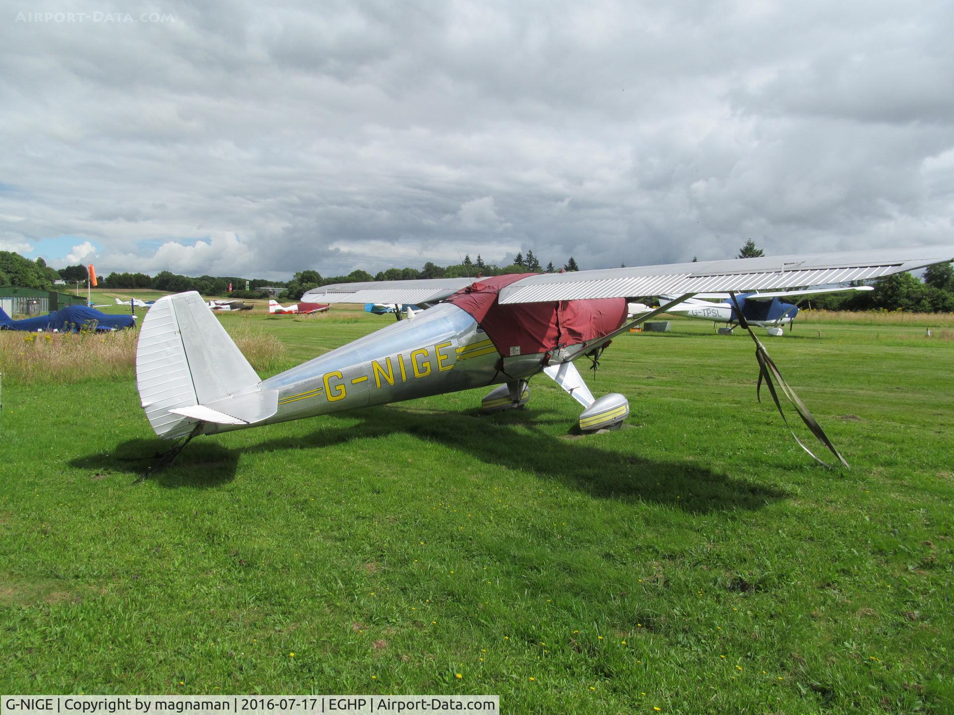 G-NIGE, 1946 Luscombe 8E Silvaire C/N 3525, only one here today