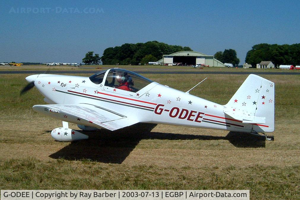 G-ODEE, 2002 Vans RV-6 C/N PFA 181A-13173, Van's RV-6 [PFA 181A-13173] Kemble~G 13/07/2003