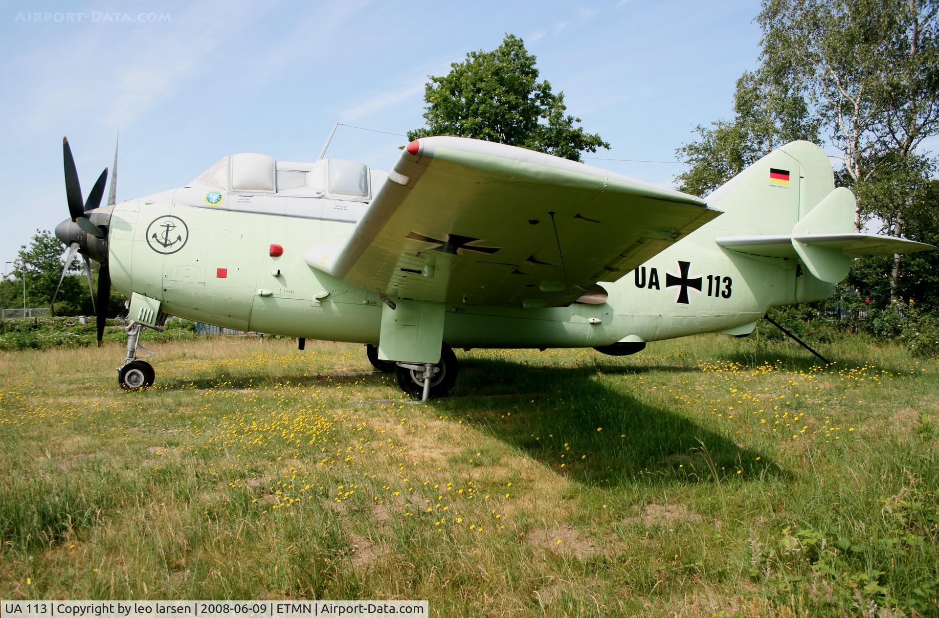 UA 113, Fairey Gannet AS.4 C/N F9395, Nordholz Museum ETMN 9.6.08